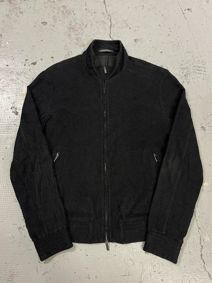 Emporio Armani SS2020 Emporio Armani Relief Black Jacket Size US M / EU 48-50 / 2 - 4 Thumbnail