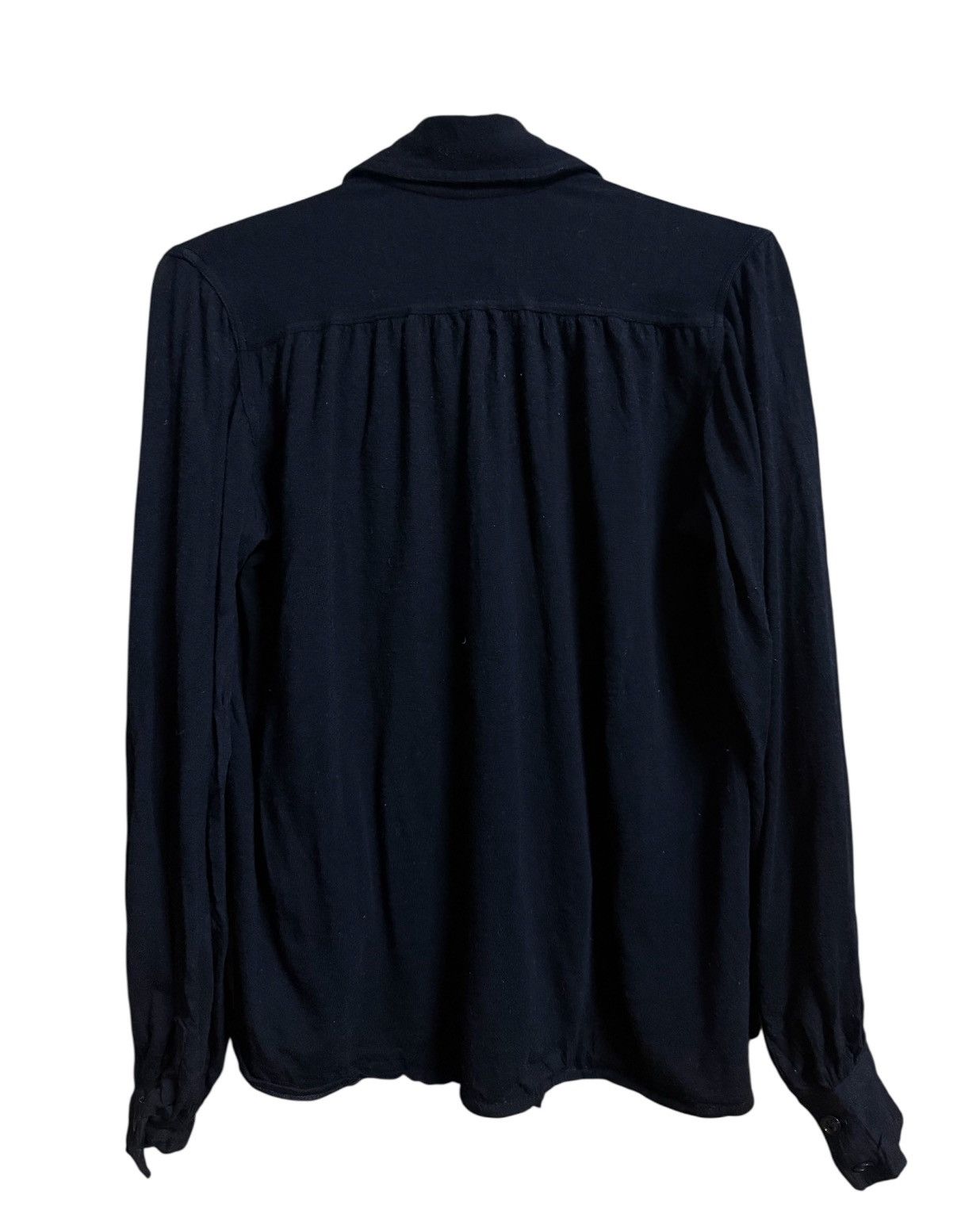 Yves Saint Laurent Vintage YSL BEAUTE BLACK SHIRT Size M / US 6-8 / IT 42-44 - 4 Thumbnail