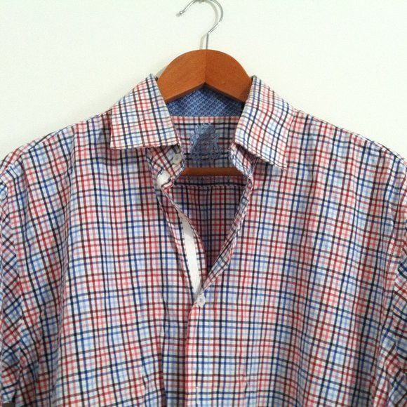 English Laundry ENGLISH LAUNDRY MENS COTTON CASUAL SHIRT SIZE: 16.5/34-35 Size US L / EU 52-54 / 3 - 2 Thumbnail