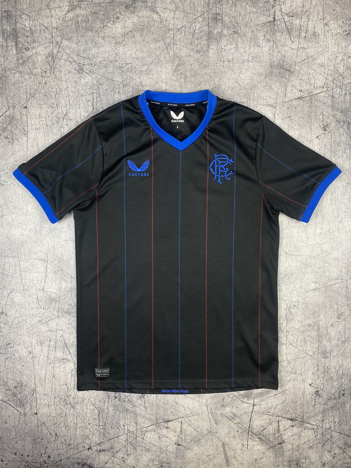 Vintage Castore Rangers Training Soccer Jersey Tee Size L Size US L / EU 52-54 / 3 - 2 Thumbnail