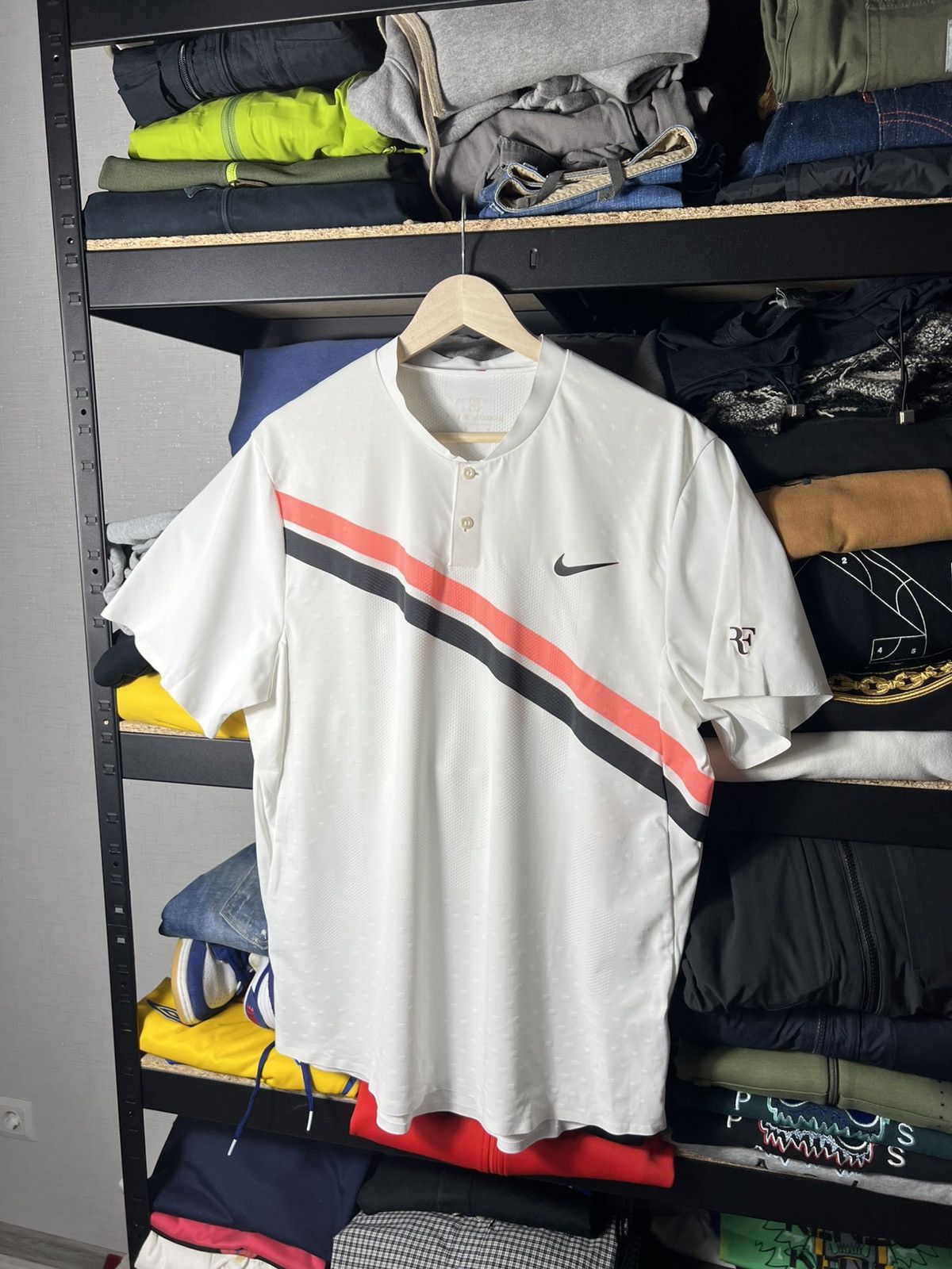 Nike 🏆 Nike Roger Federer RF 2018 Australian Open Tennis Rare Y2K Size US XL / EU 56 / 4 - 1 Thumbnail