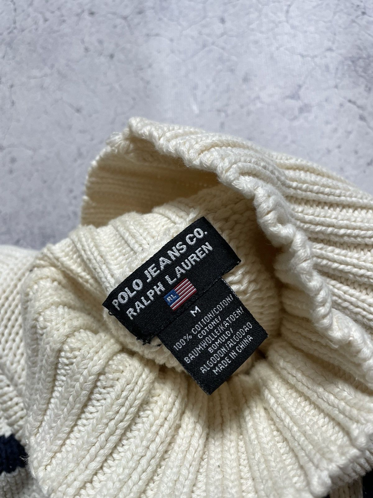 Polo Ralph Lauren Vintage Sweater Knitted Polo Jeans Company Ralph Lauren Y2K Size US M / EU 48-50 / 2 - 10 Thumbnail