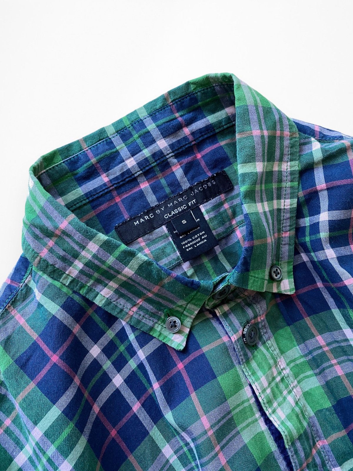 Marc by Marc Jacobs Marc by Marc Jacobs Gator Green multi check ls shirt Size US S / EU 44-46 / 1 - 2 Thumbnail