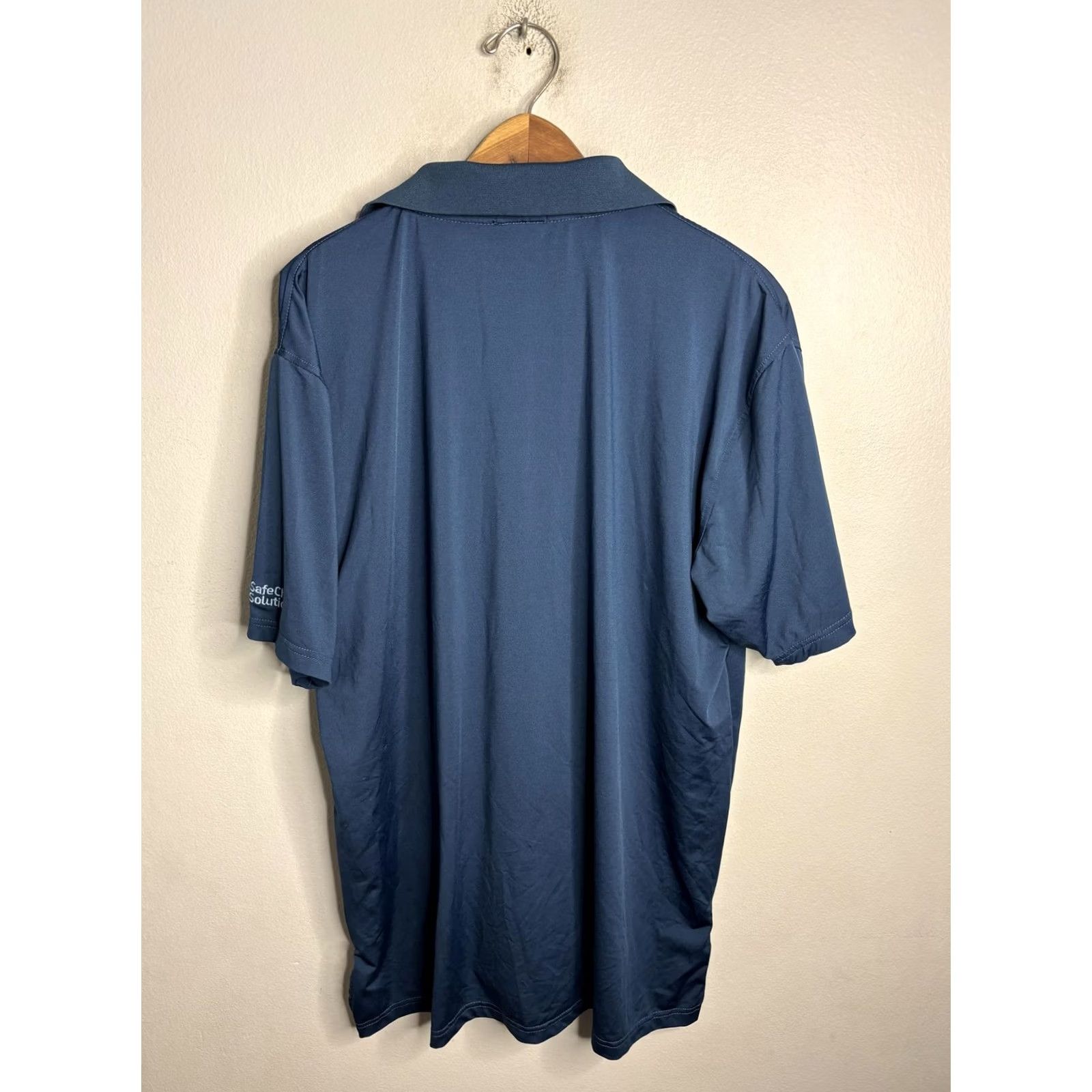 Vintage Southern Marsh Polo Shirt Mens Large Blue Embroidered SafeChain Solutions Logo Size US L / EU 52-54 / 3 - 5 Thumbnail