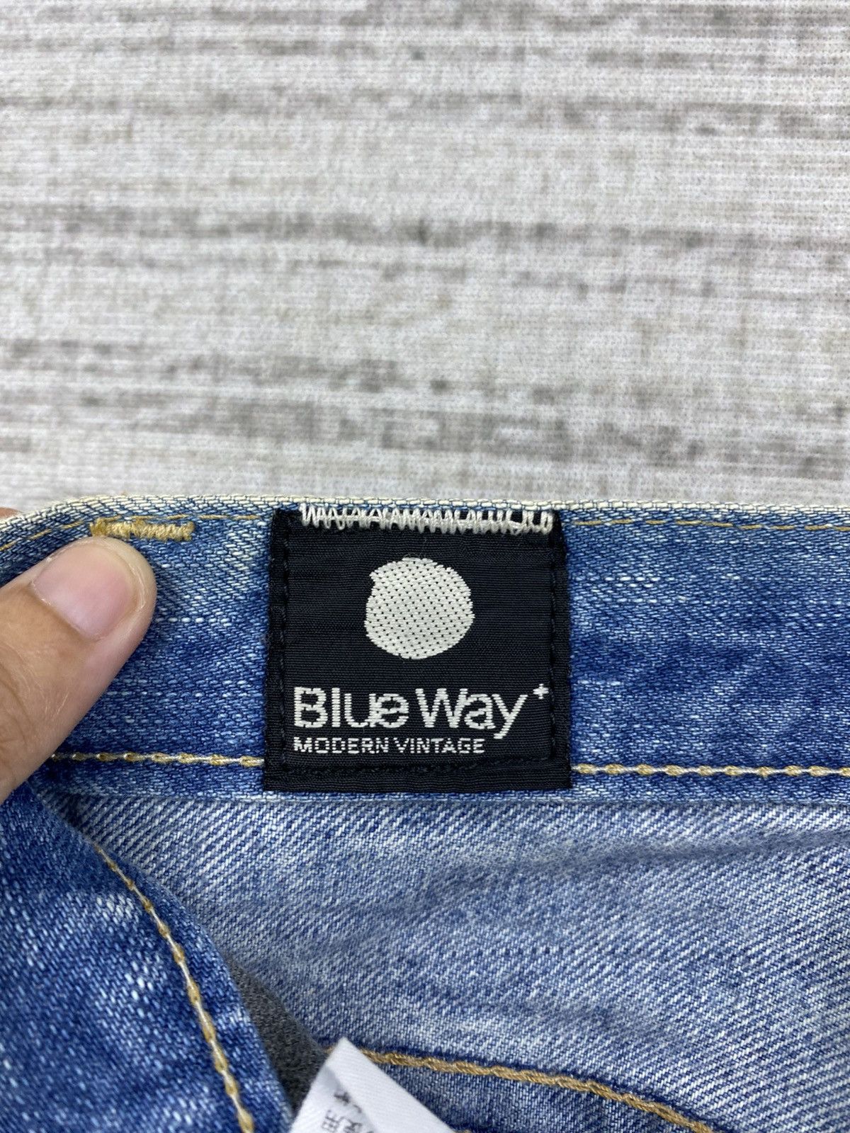Hysteric Glamour Flare Vintage Blue Way Nippon Light Blue Washed Denim Pants Size US 30 / EU 46 - 12 Thumbnail