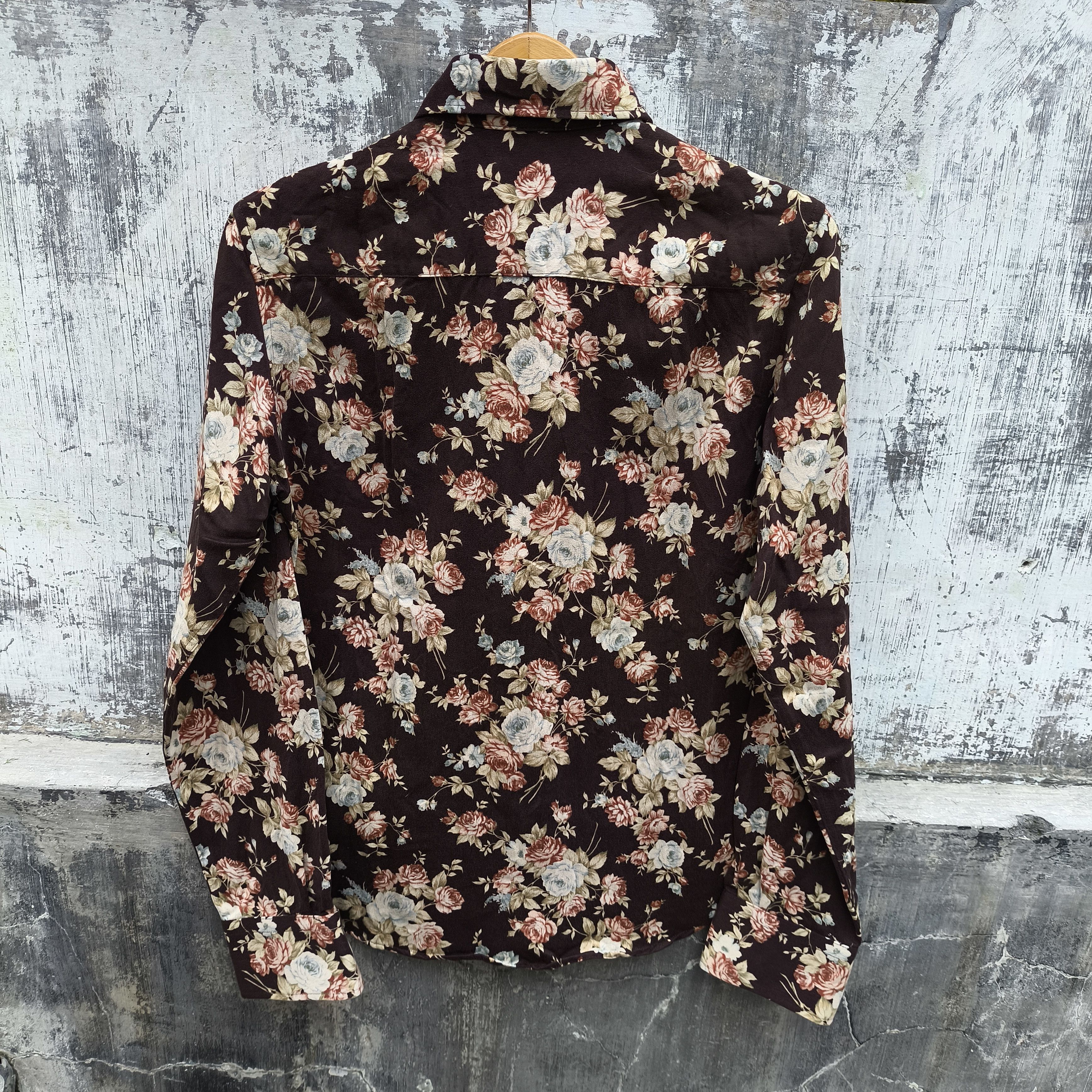 Tornado Mart Tornado mart florar shirt button up fit to S Size US L / EU 52-54 / 3 - 2 Thumbnail