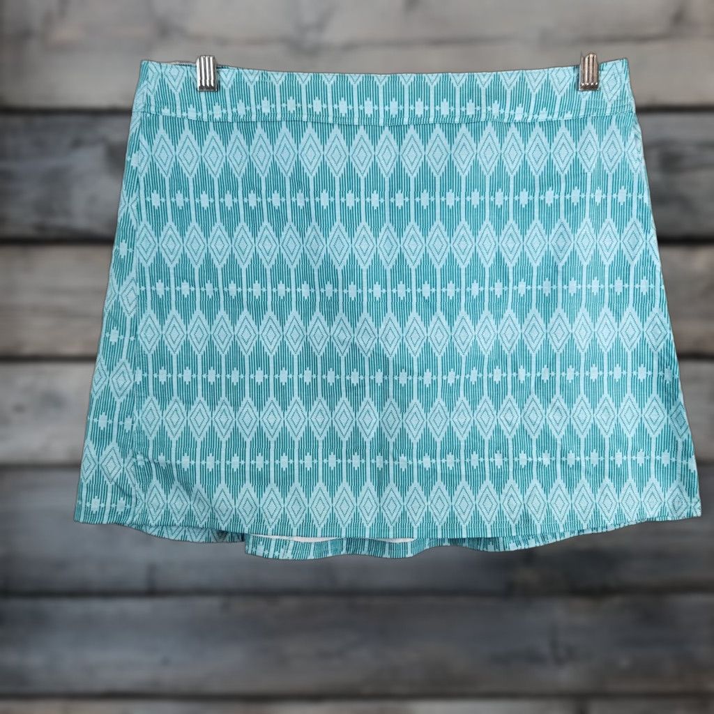Vintage RipSkirt Hawaii Womens Wrap Skirt Sz Large Blue Green Seaglass Size 36" / US 14 / IT 50 - 1 Thumbnail
