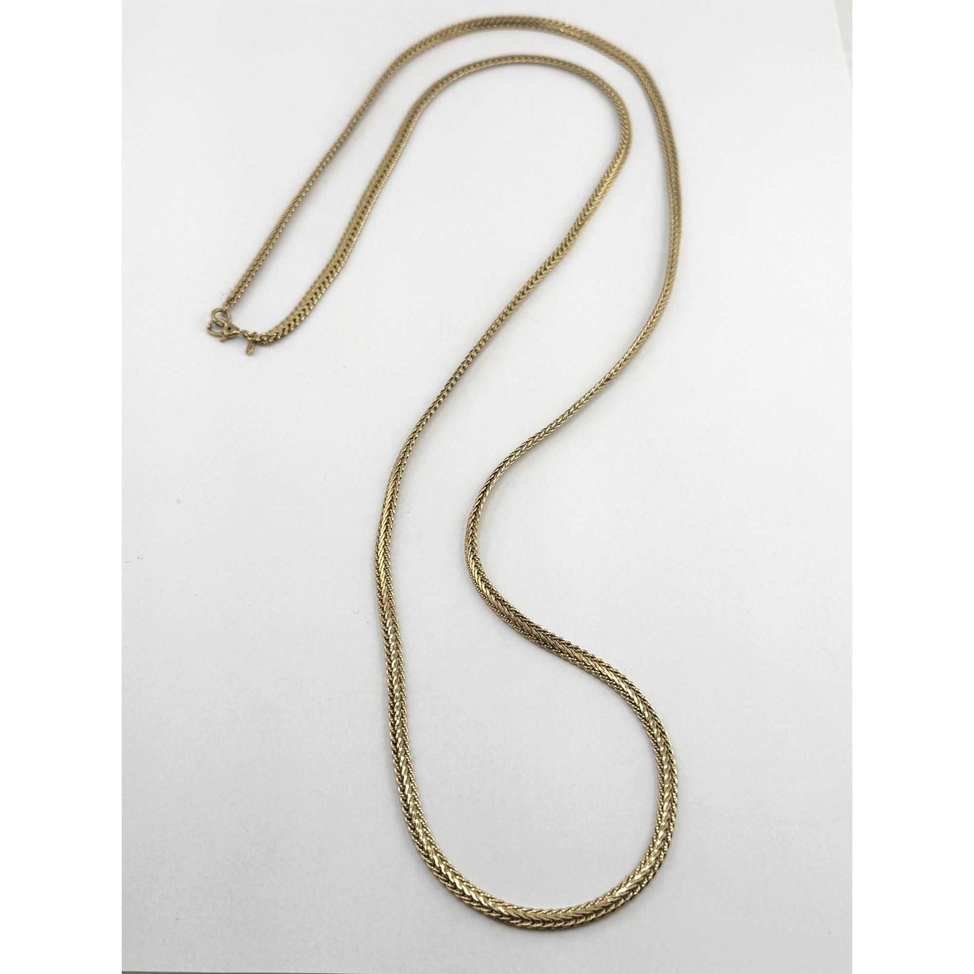 Monet Vintage Monet gold tone herringbone chain necklace Size ONE SIZE - 1 Thumbnail