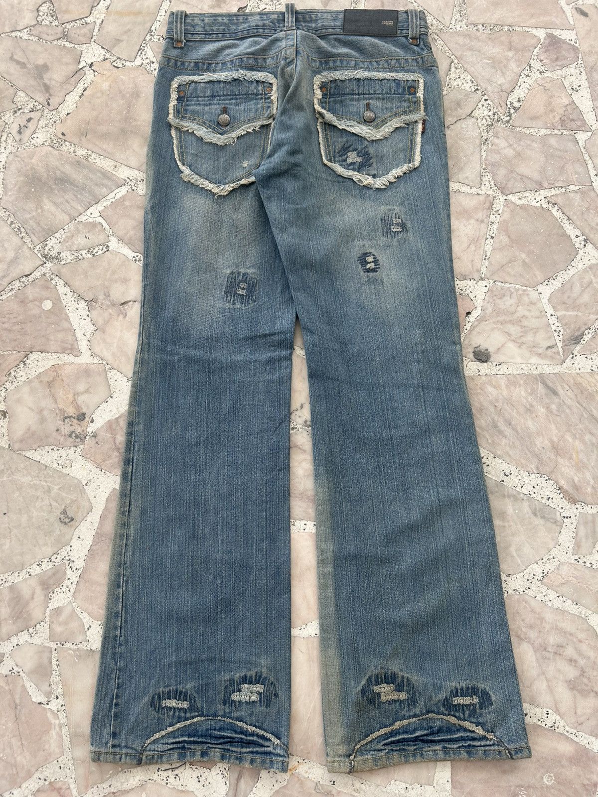 Japanese Brand Custom Culture Patchwork Denim Vintage Size US 30 / EU 46 - 1 Thumbnail