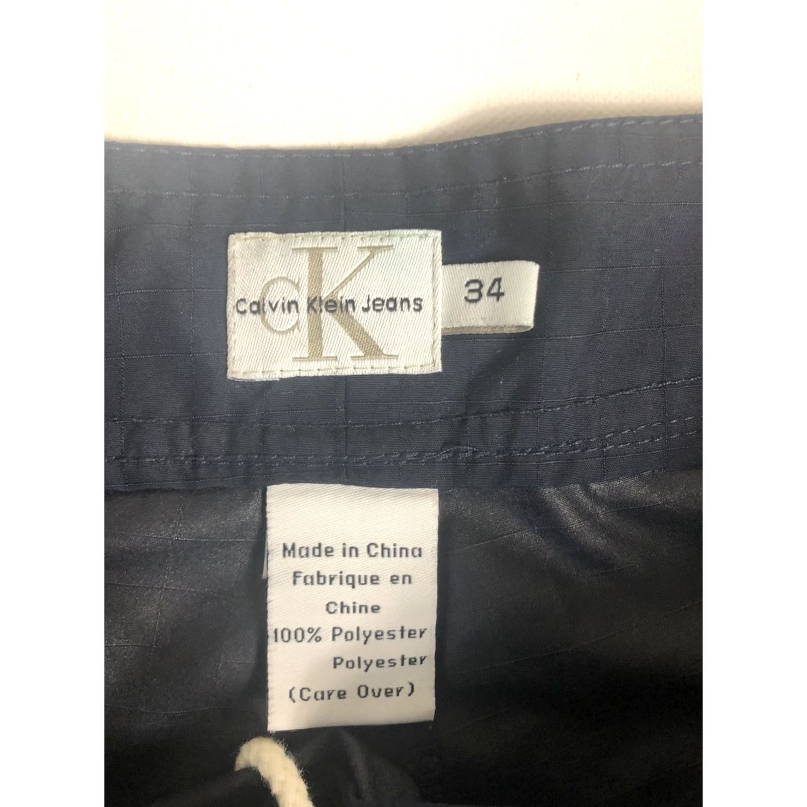 Calvin Klein Calvin Klein Board Cargo Shorts Mens 34 Blue Swimming Beach Pool Board Swim Shorts Blue Mens 34 Size US 34 / EU 50 - 6 Thumbnail