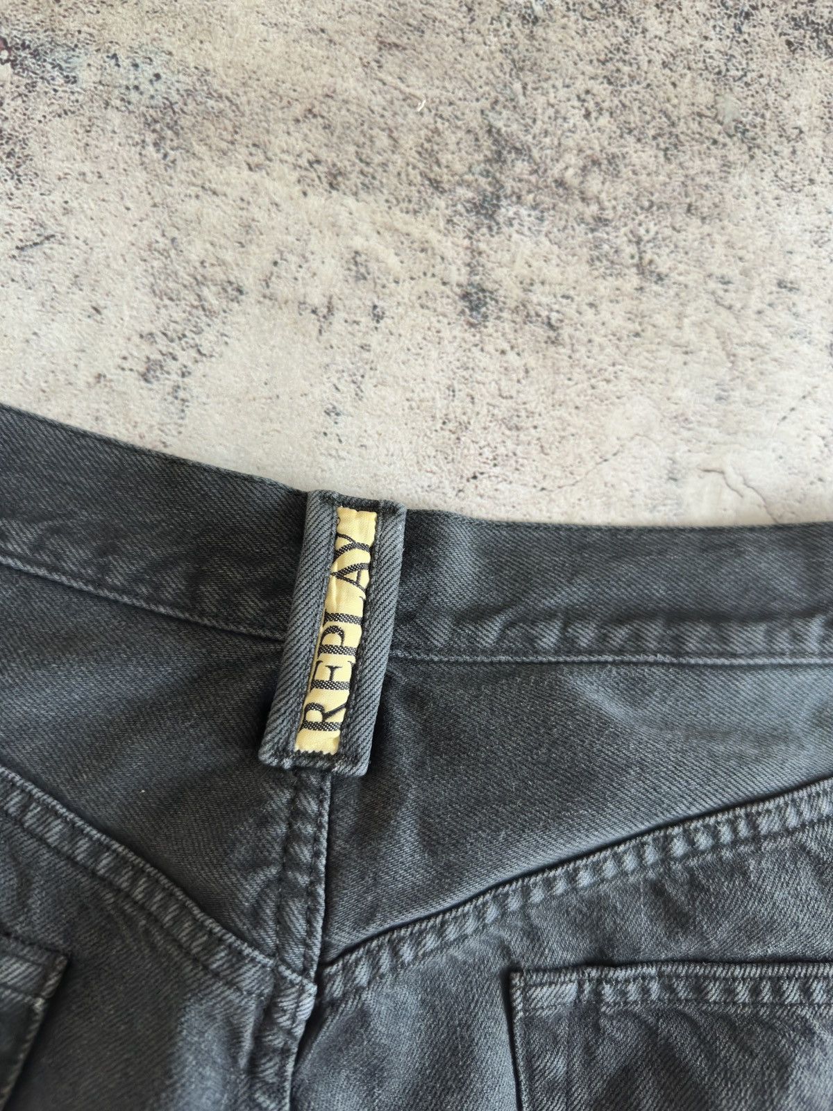 Replay Vintage Replay Gray Denim Jeans Pants Size 34 Size US 34 / EU 50 - 5 Thumbnail