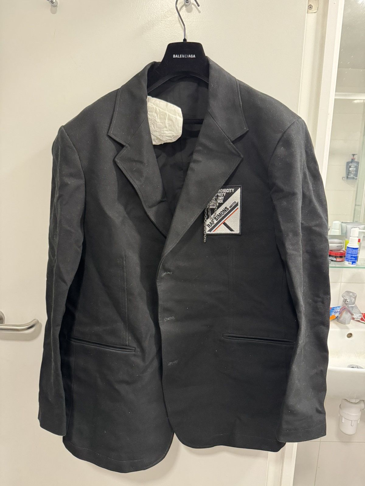 Raf Simons Raf Simons heavy cotton oversized blazer fw22 Size 48S - 5 Thumbnail