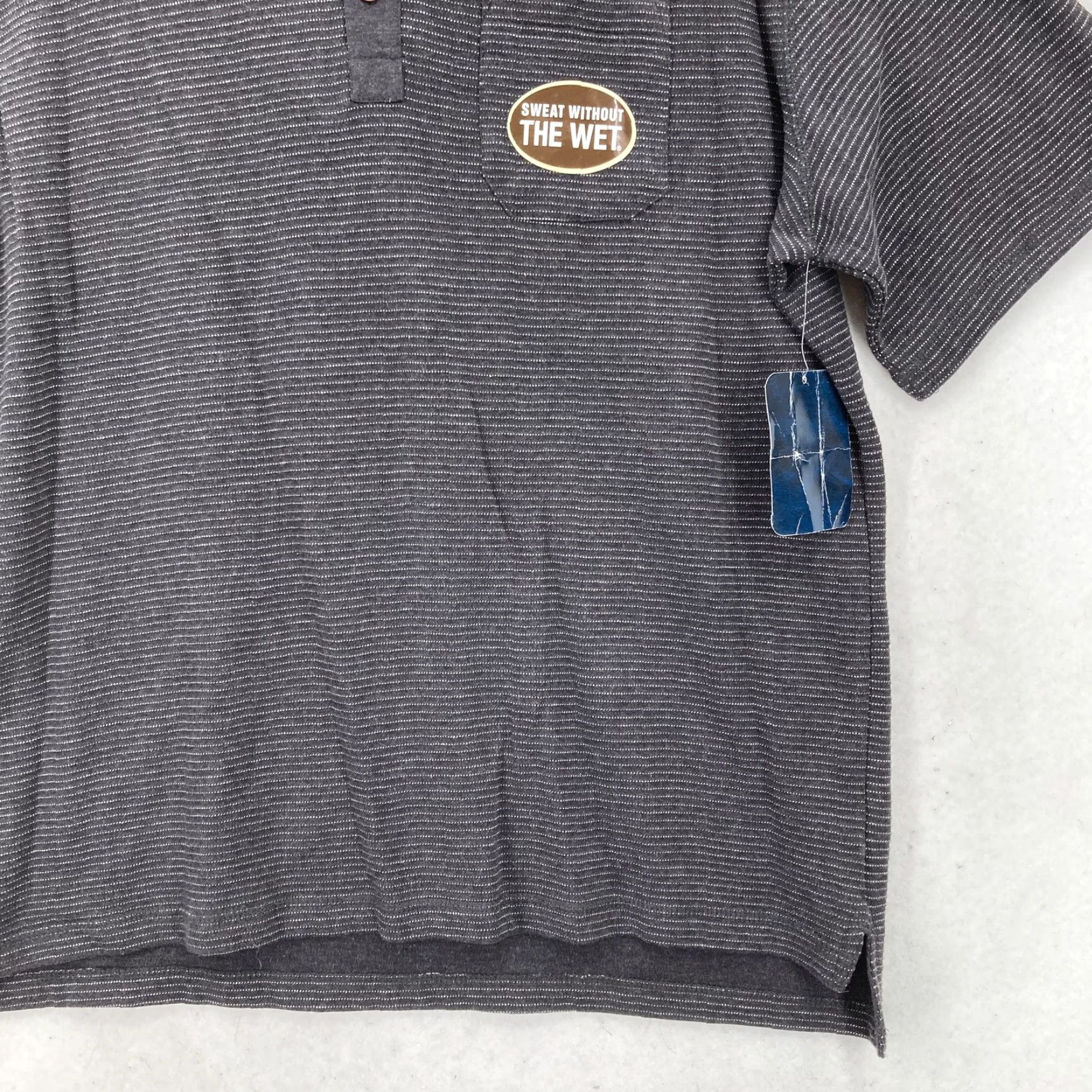 Vintage Schmidt Workwear Shirt Mens XL Black Stripe Utility Pocket Crew Henley Shirt Mens XL Black Stripe Pockets Workwear Henley Size US XL / EU 56 / 4 - 3 Thumbnail