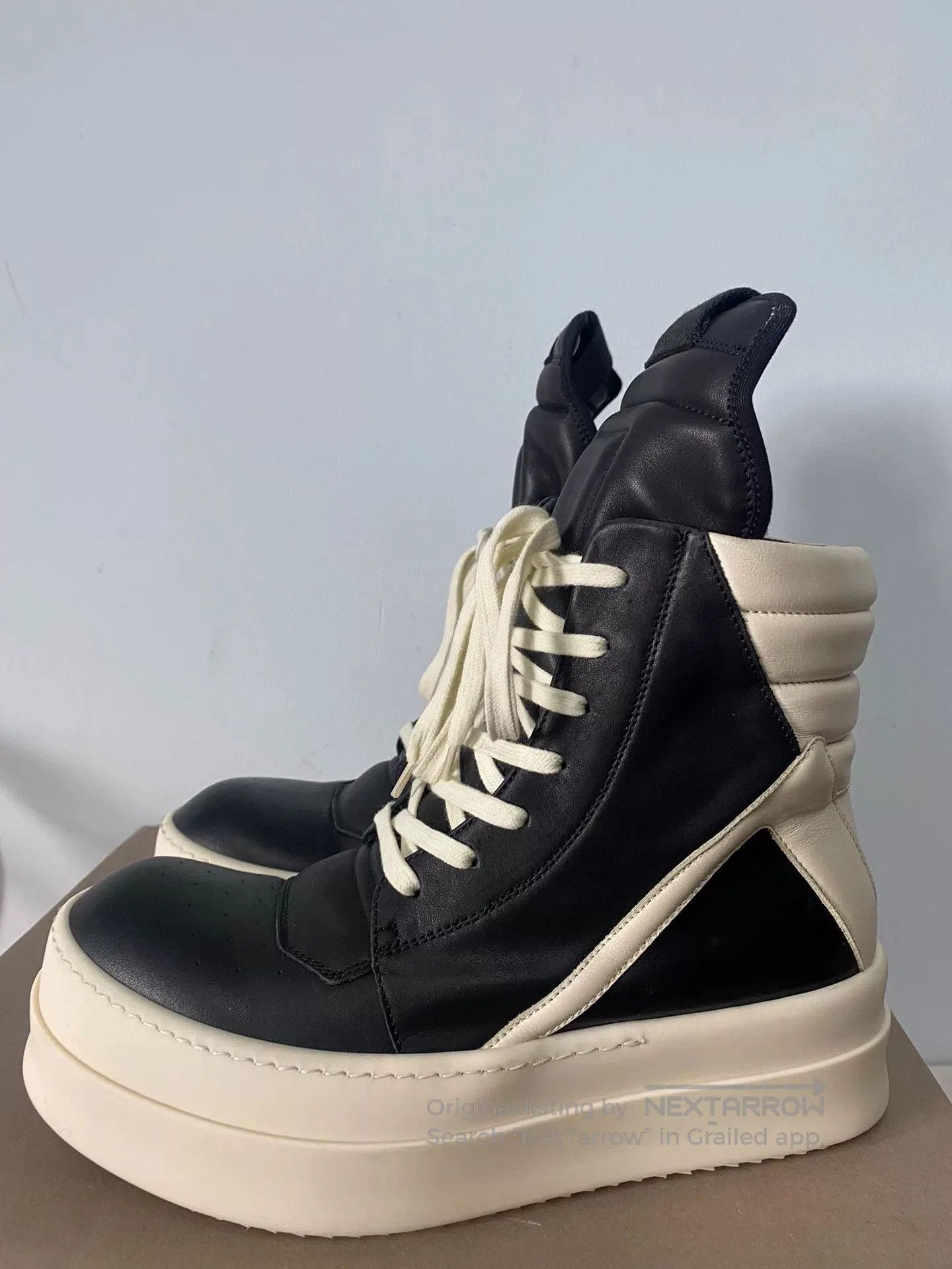 Rick Owens Rick Owens Geobasket Jumbo Laces Sneakers Size 40 | Grailed
