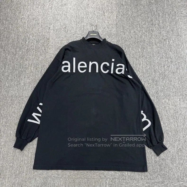 Balenciaga Balenciaga Embroidered Letter Shirt. Size US L / EU 52-54 / 3 - 1 Thumbnail
