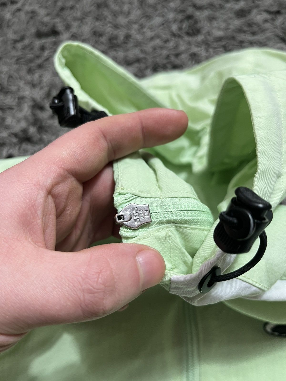 CORTEIZ SPRING NYLON GORPCORE JACKET MINT COLOR SIZE S