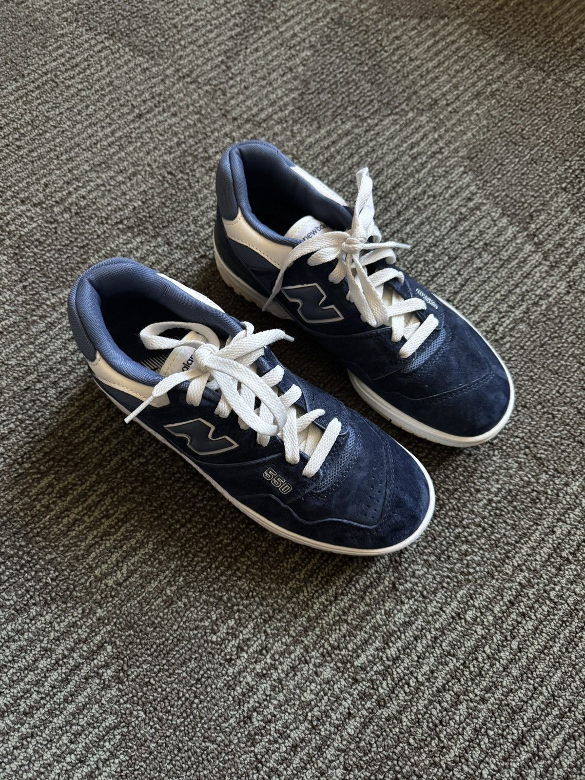 New Balance New Balance 550 Indigo Suede Size US 5 / EU 37 - 4 Thumbnail