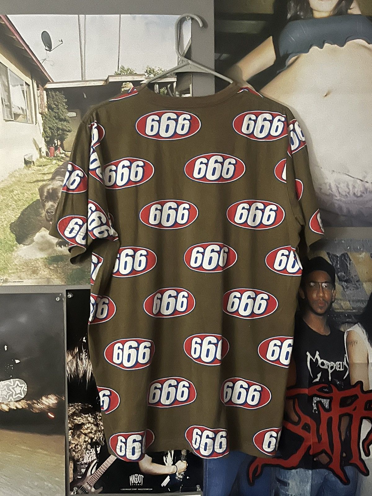 Supreme Supreme 666 all over print - T shirt Size US M / EU 48-50 / 2 - 5 Thumbnail