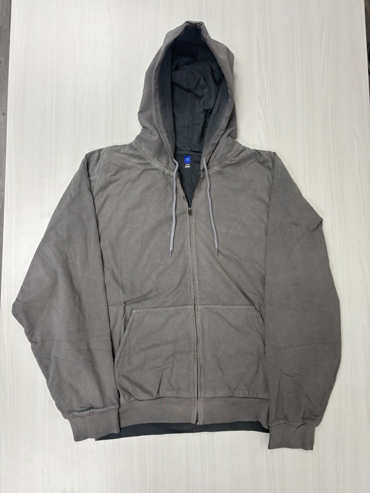 Balenciaga × Gap × Kanye West YZY x GAP Zip up Hoodie Poetic Grey XL Size US XL / EU 56 / 4 - 1 Thumbnail