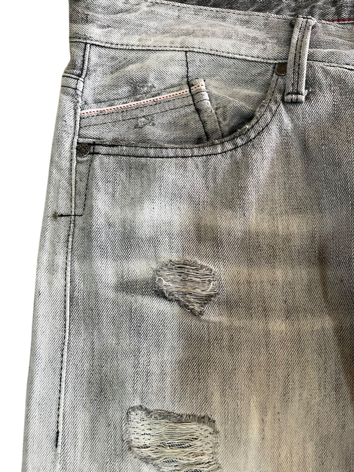 Beauty Beast × Replay Vintage Replay Waitom Distressed Denim Size US 35 - 5 Thumbnail