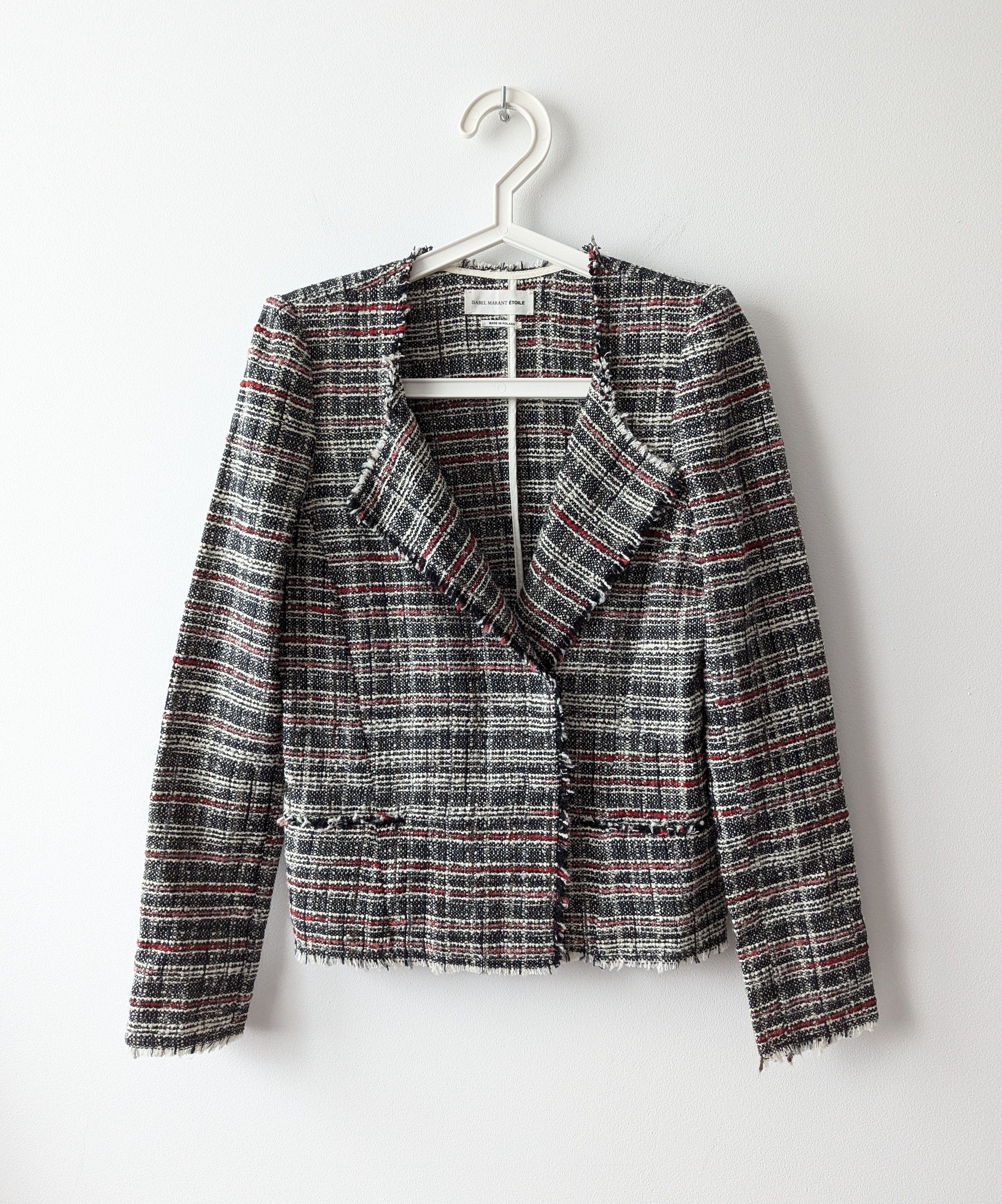 Isabel Marant Etoile Embroidered Wool Blend Cikaito Blazer