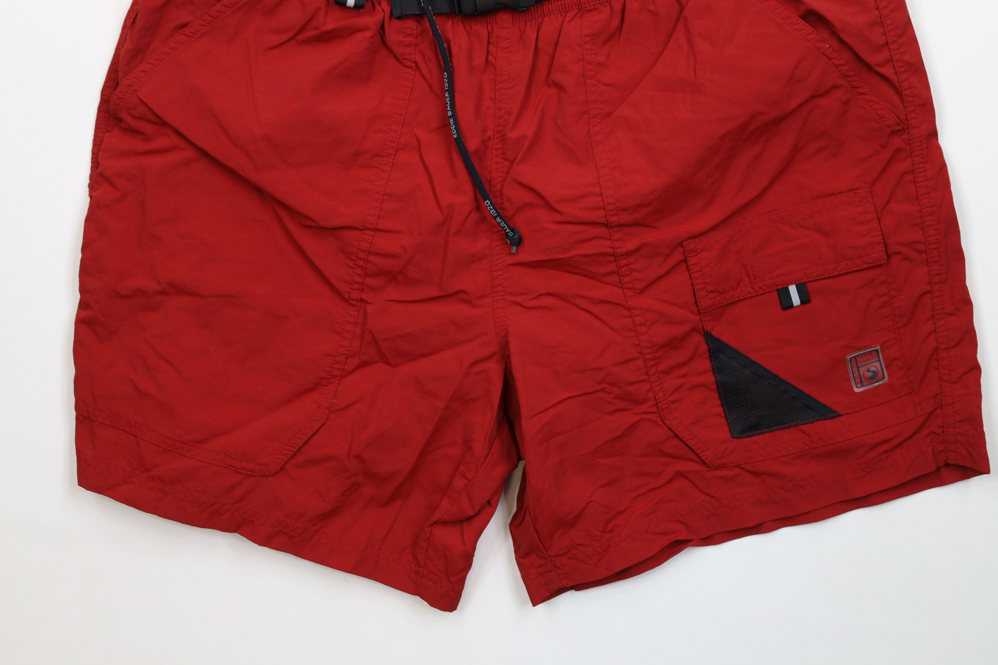 Eddie Bauer Vintage 90s Eddie Bauer Lined Belted Trekking Cargo Shorts Size US 34 / EU 50 - 4 Thumbnail