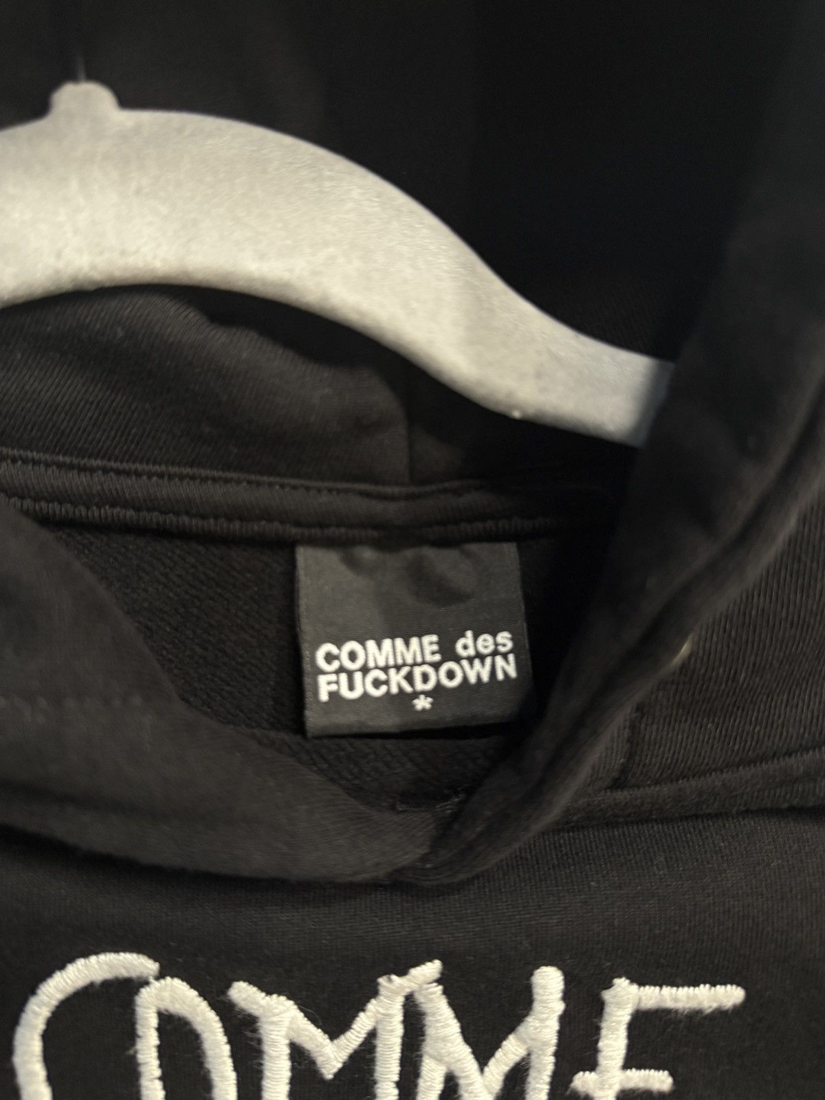Comme Des Fuck Down Comme Des FuckDown Black Hoodie Size US L / EU 52-54 / 3 - 3 Thumbnail