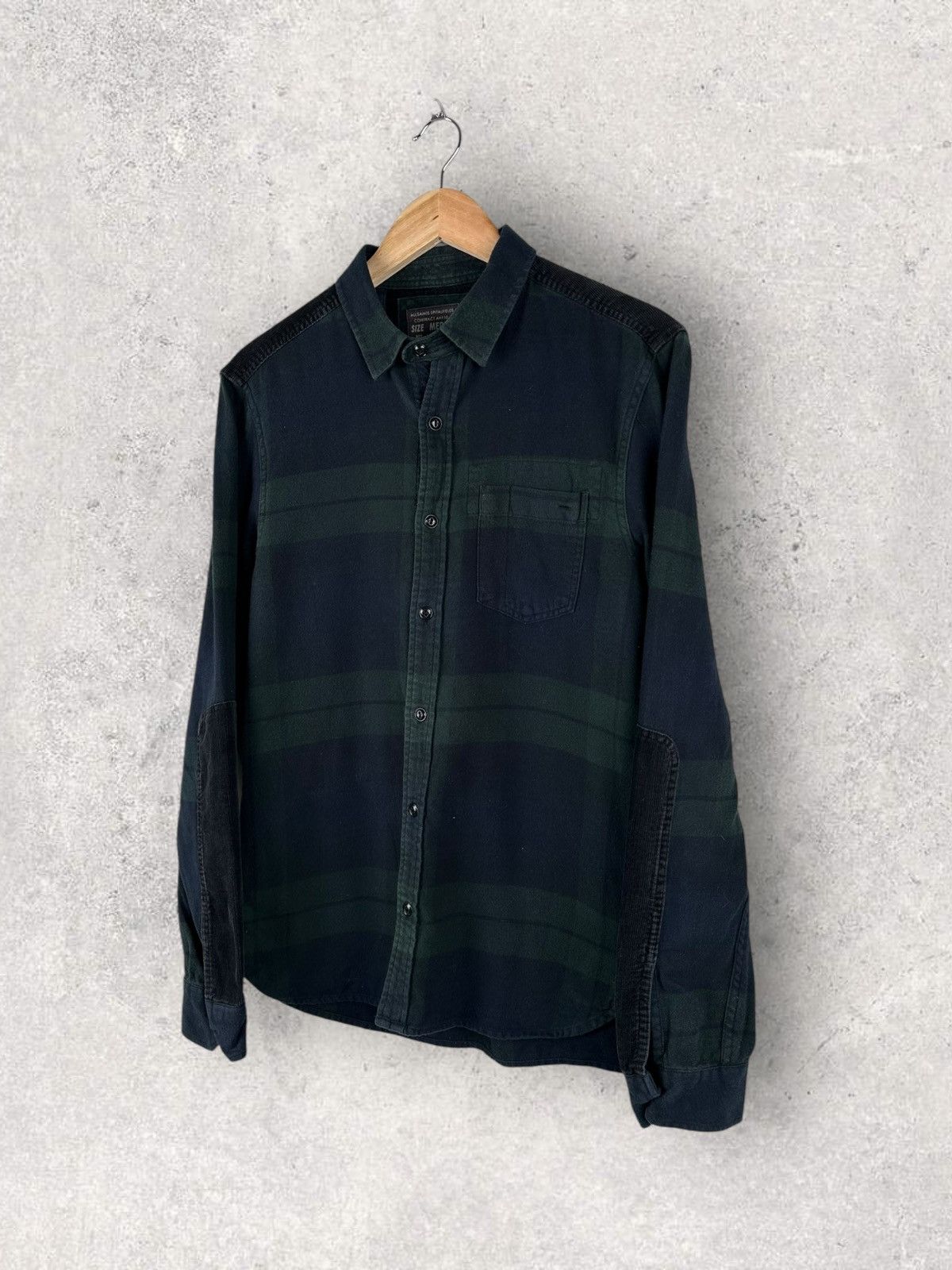 Allsaints AllSaints Vintage Button Up Shirt Flannel Check Size US M / EU 48-50 / 2 - 1 Thumbnail