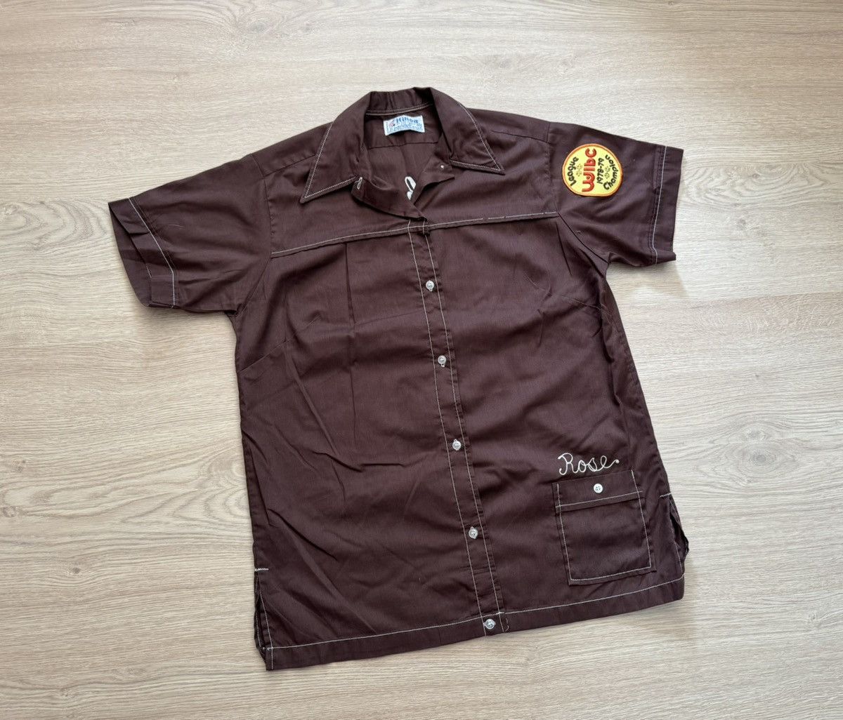 Vintage Vintage 70’s Women’s 1978-79 Bowling League Champions Shirt Size L / US 10 / IT 46 - 1 Thumbnail