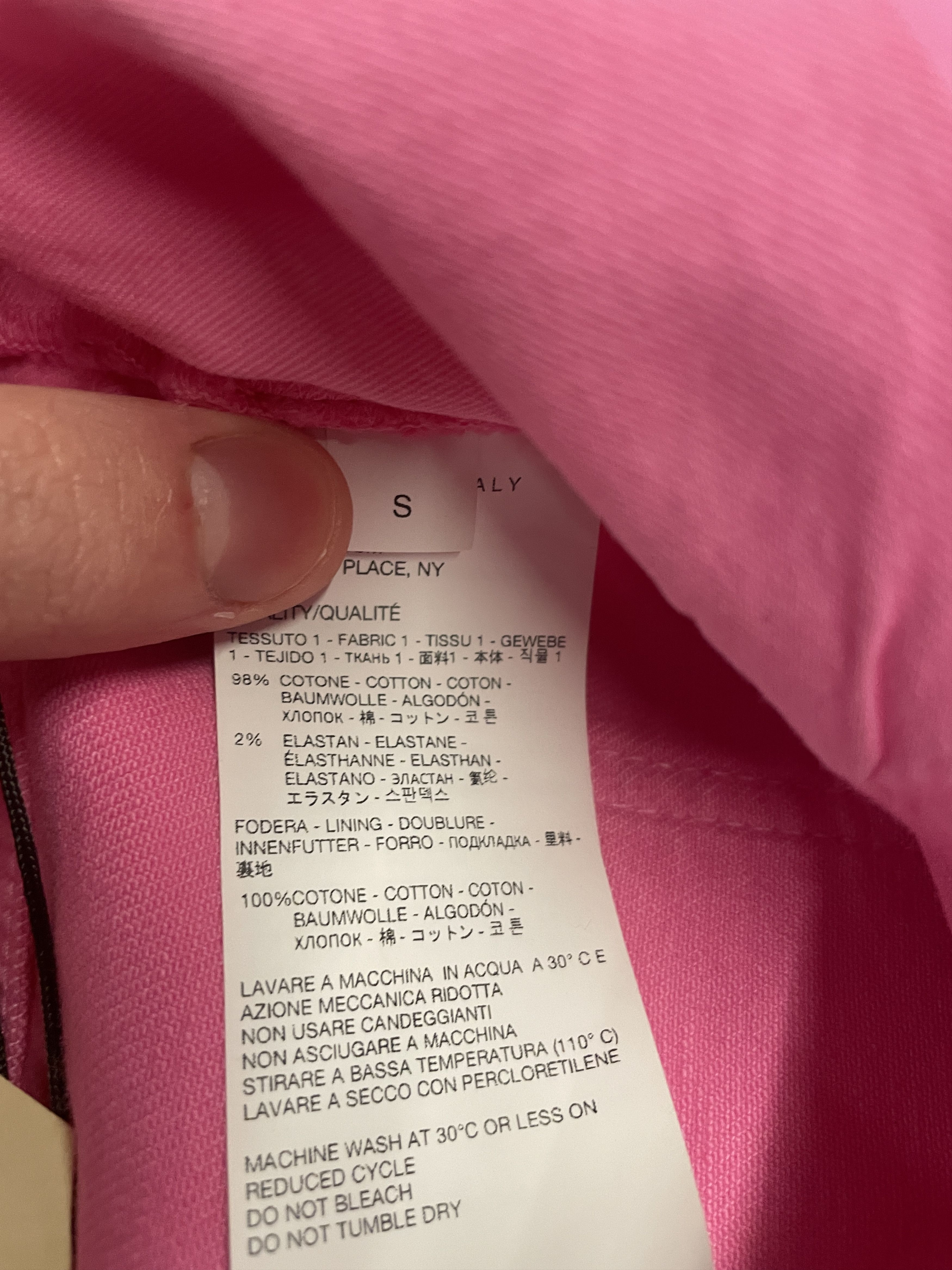 1017 ALYX 9SM 1017 ALYX 9SM Pink Oversized Denim Cargo Pants Small Size US 32 / EU 48 - 6 Thumbnail
