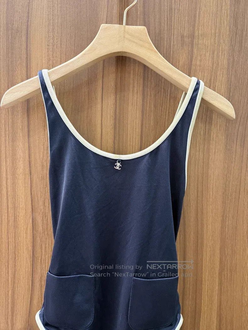 Chanel Chanel 25M Coco Beach One-piece Swimsuit Size 42" / US 20 - 2 Thumbnail