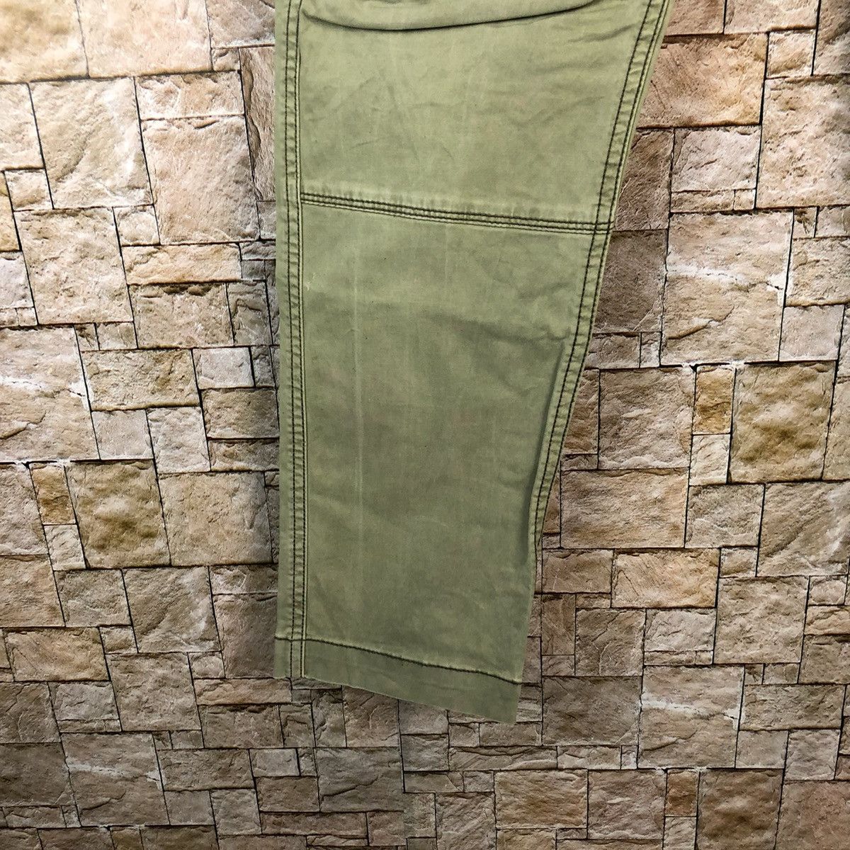 Japanese Brand IZRF Military Green Cargo Multipocket Pants #A1158 Size US 31 - 11 Thumbnail