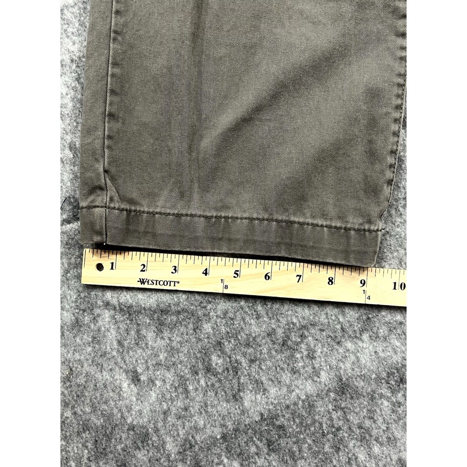 Old Navy NAVY Old Navy Mens Gray Cotton Chino Pants Straight Fit Workwear/Outdoor 36x32 Size US 36 / EU 52 - 5 Thumbnail
