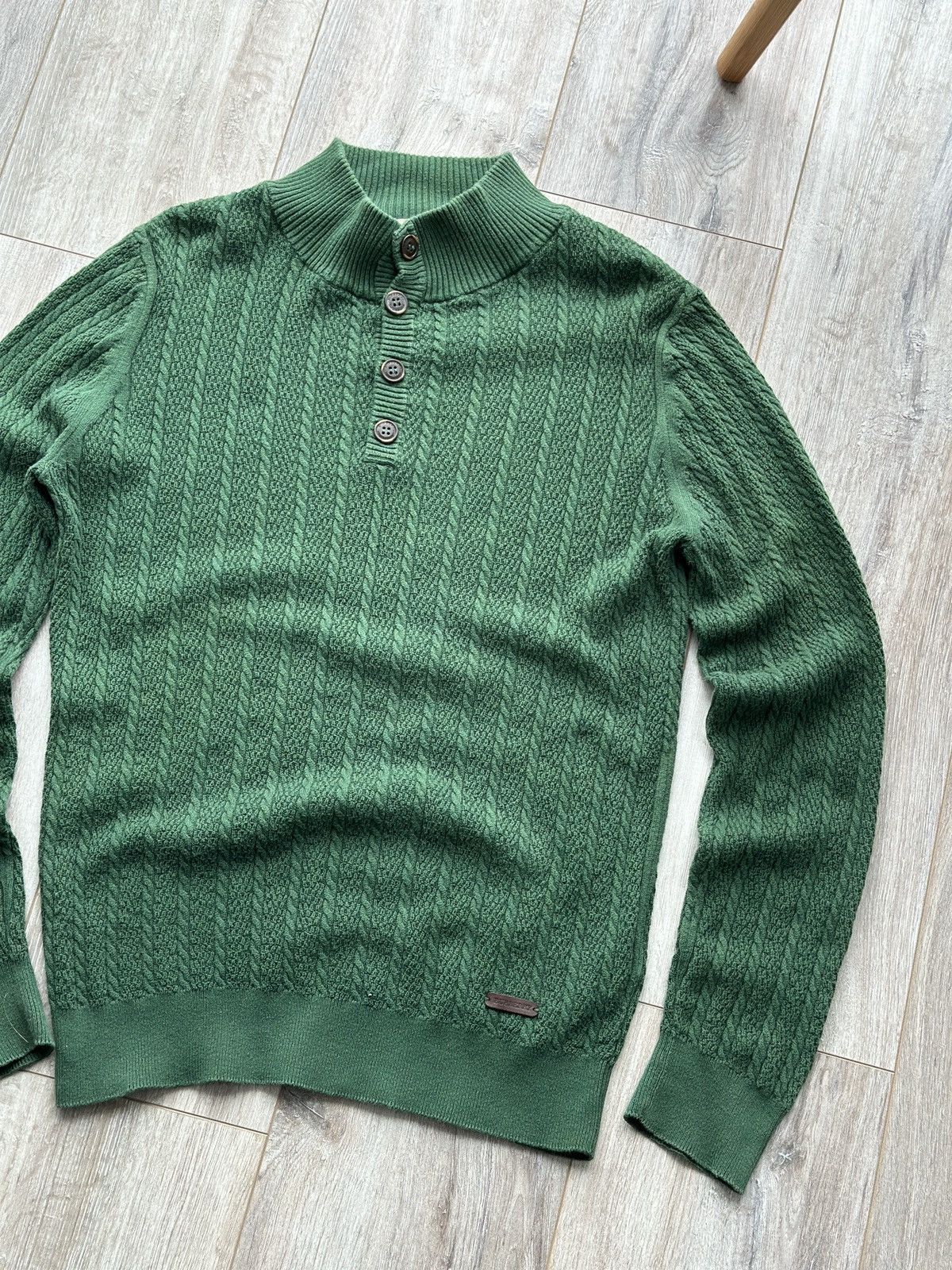 Burberry Burberry Knit Pullover Button Sweater Size US M / EU 48-50 / 2 - 7 Thumbnail