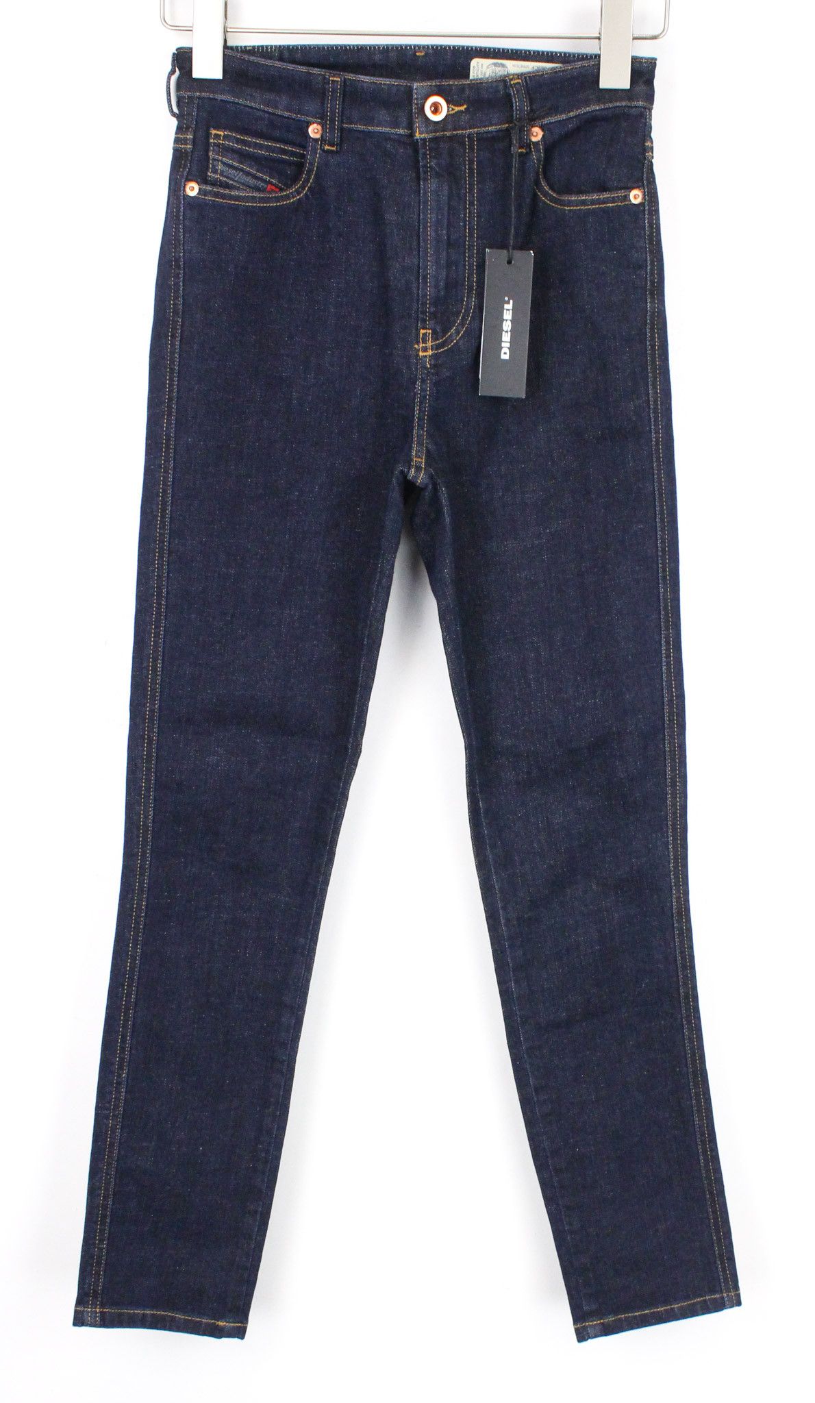 Diesel BABHILA-HIGH 069CF W24/L32 Blue Stretch Skinny Jeans 69737 Size 24" / US 00 / IT 34 - 1 Thumbnail