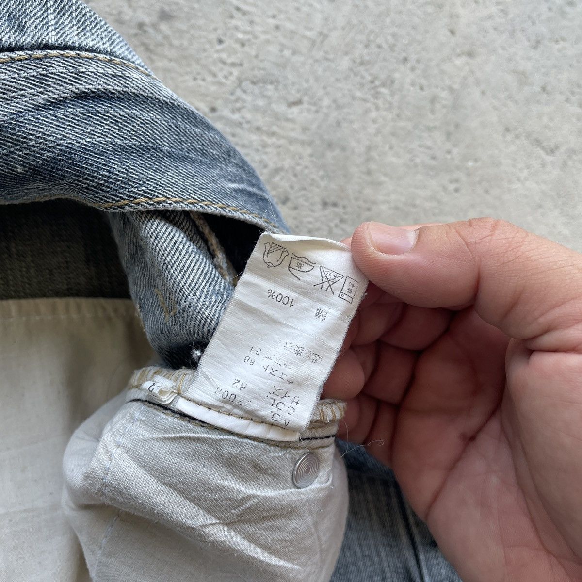 Japanese Brand Vintage Japanese Jeans Distressed Faded Denim Pants W36x27 Size US 36 / EU 52 - 7 Thumbnail