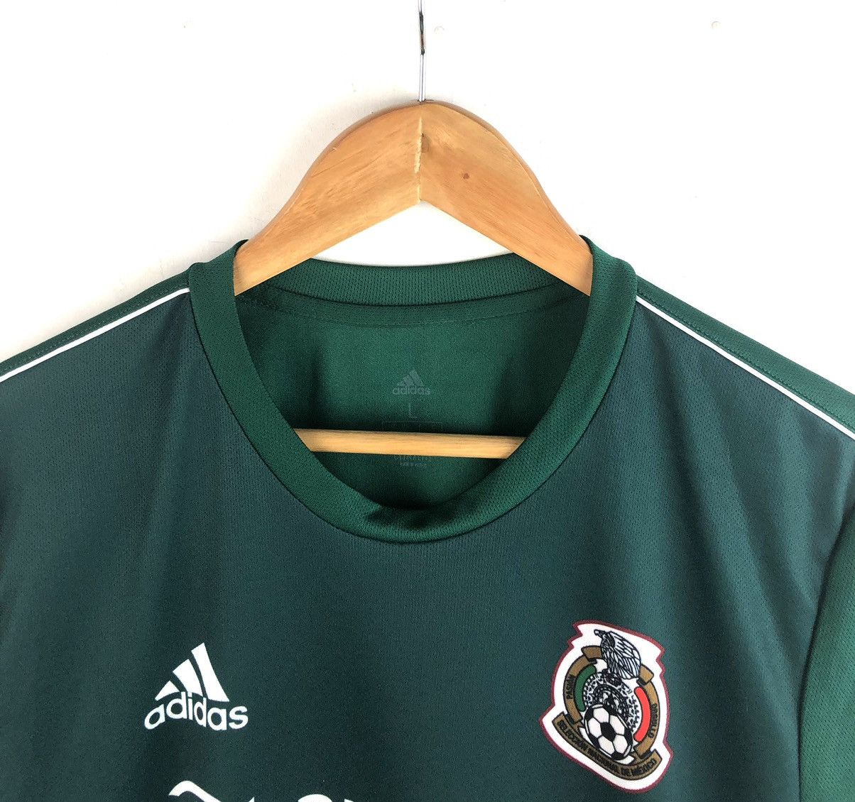 Adidas × Vintage Vintage adidas soccer jersey mexico seleccion mexicana L FAN Size US L / EU 52-54 / 3 - 3 Thumbnail