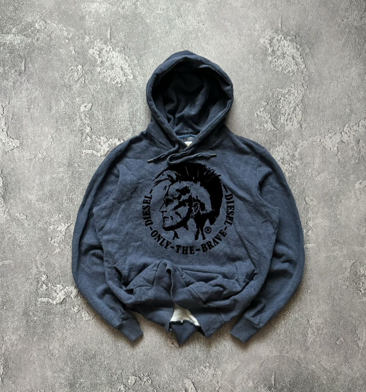 Diesel × Diesel Black Gold × Vintage Diesel L big logo hoodie long sleeve hooded sweatshirt y2k Size US L / EU 52-54 / 3 - 1 Thumbnail