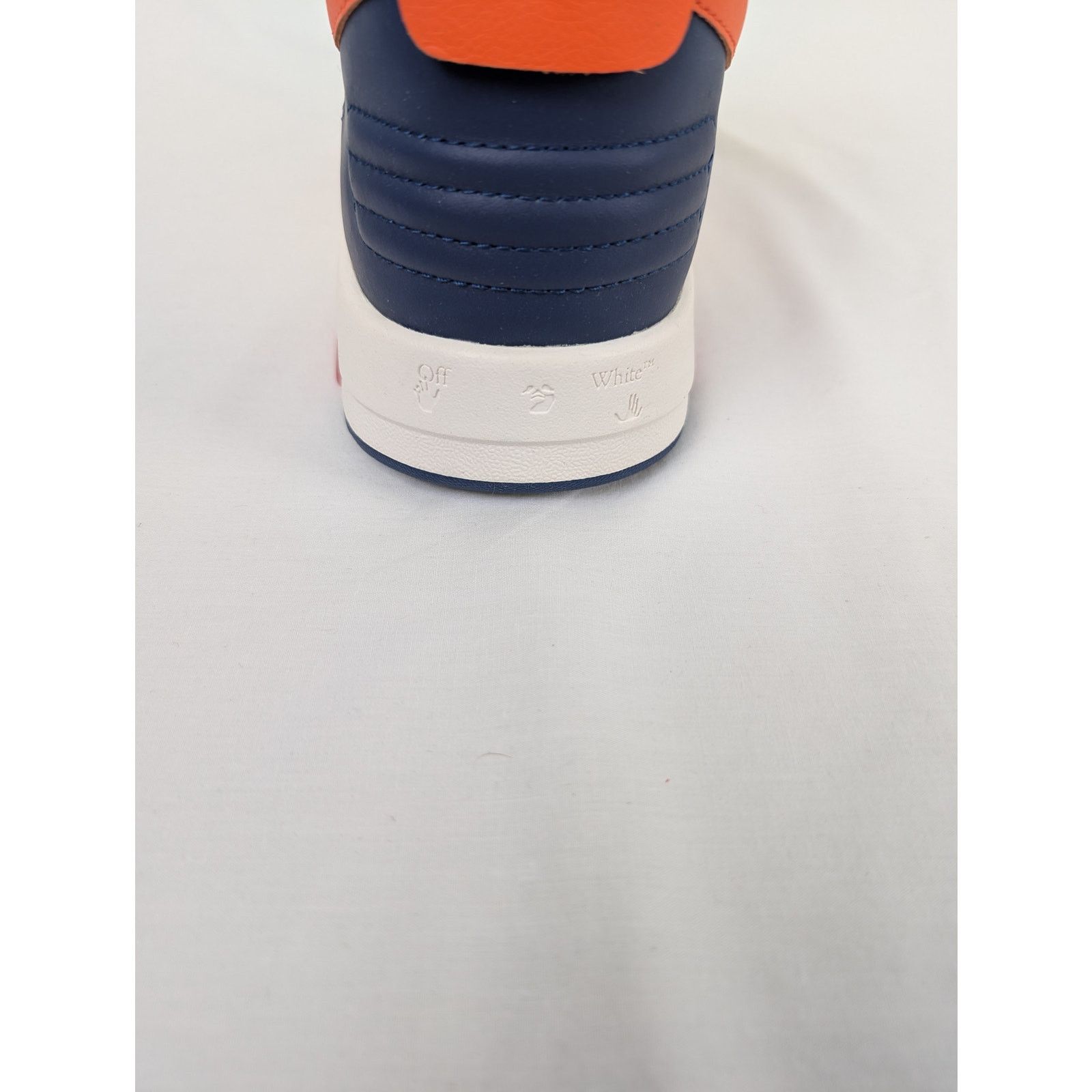 Off-White o1rshd1 Out of office Mid Top Lea Sneakers in Blue Size US 10 / EU 43 - 17 Thumbnail