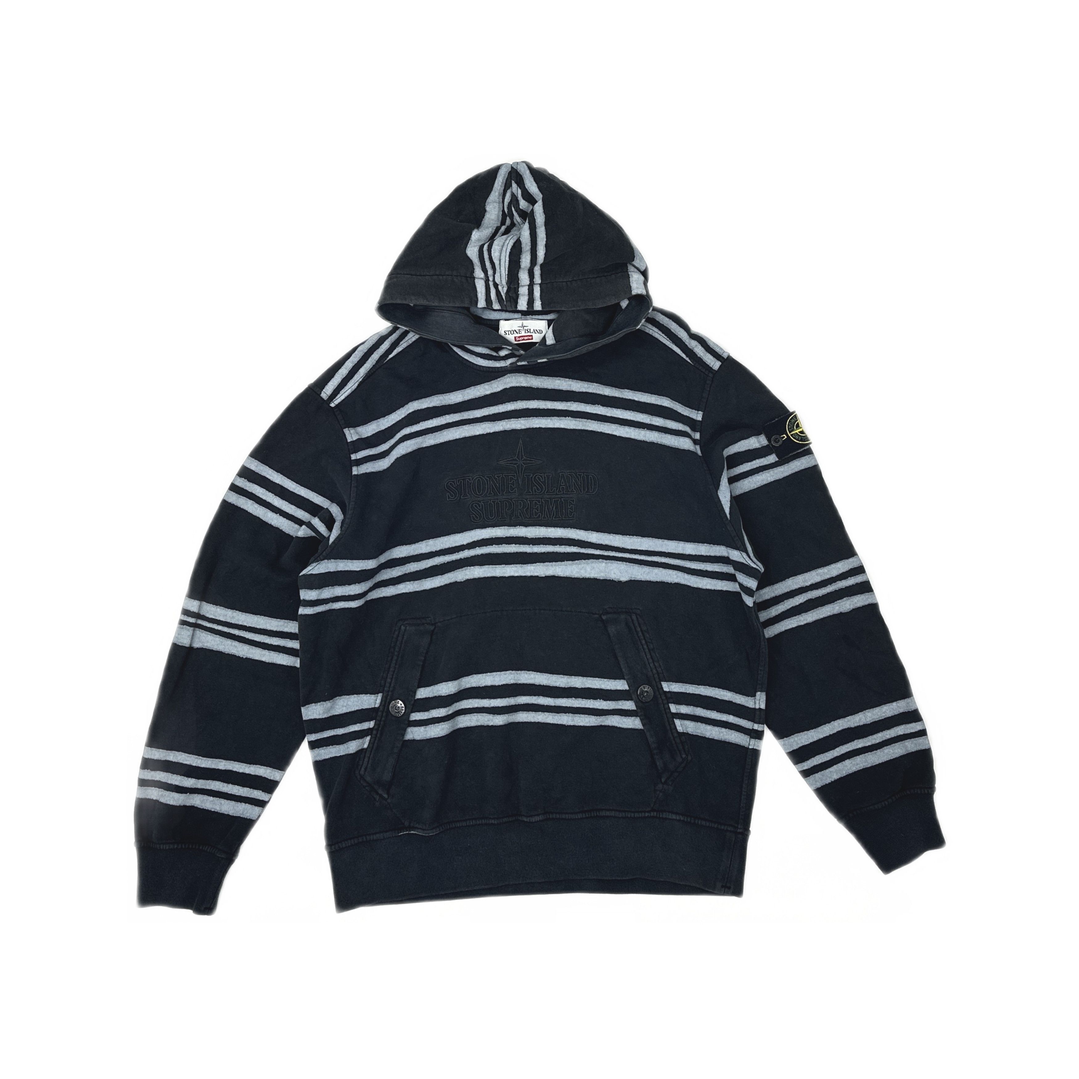 Stone Island × Supreme Supreme stone island spider web hoodie