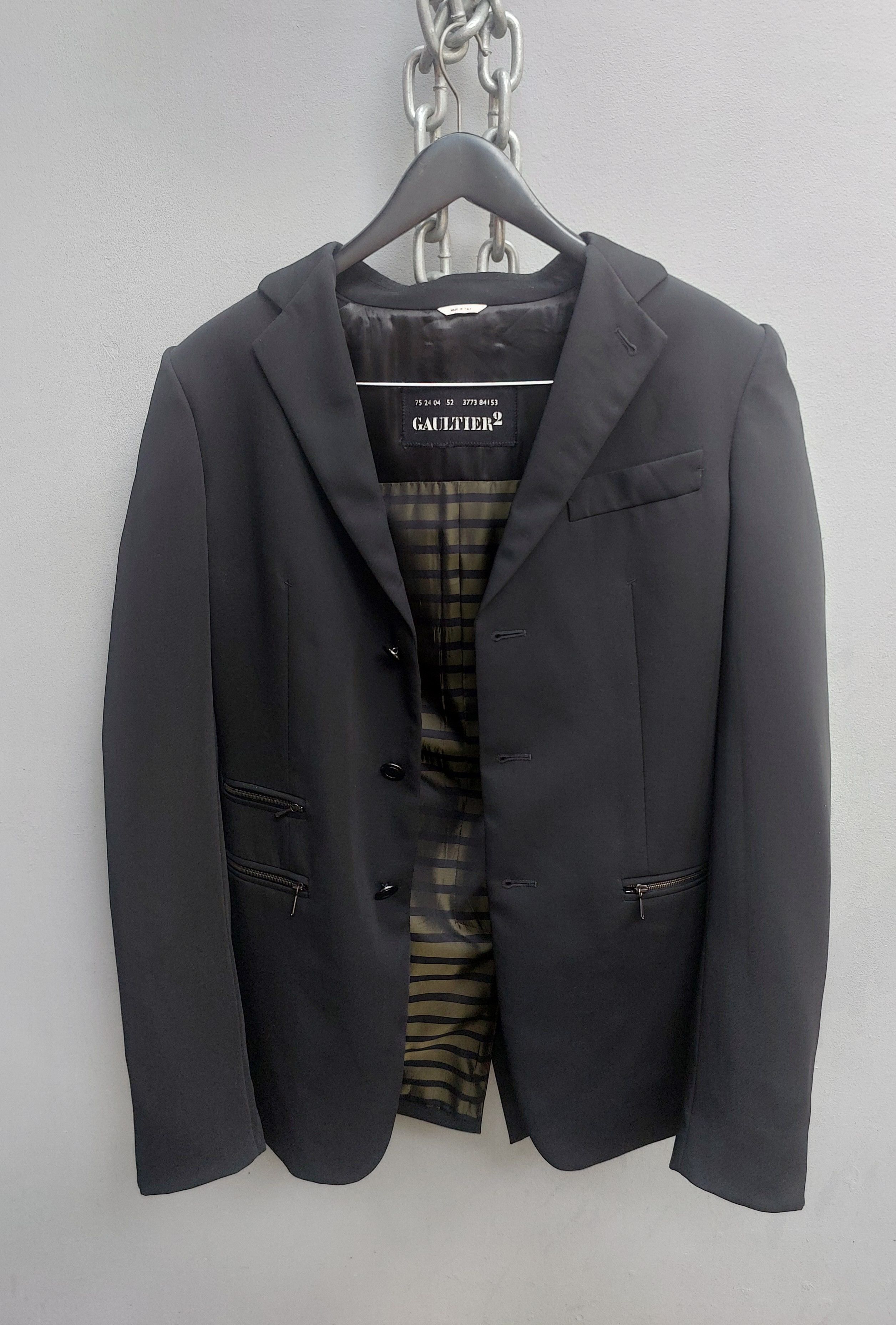 Jean Paul Gaultier Jean Paul Gaultier Notched Lapel Blazer Size 36S - 1 Thumbnail