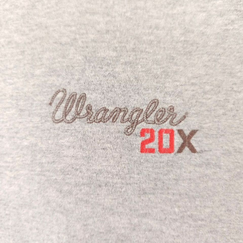 Wrangler Wrangler T Shirt Mens Size XL Gray Rodeo Cowboy Competition Jeans Western 20X Size US XL / EU 56 / 4 - 3 Thumbnail