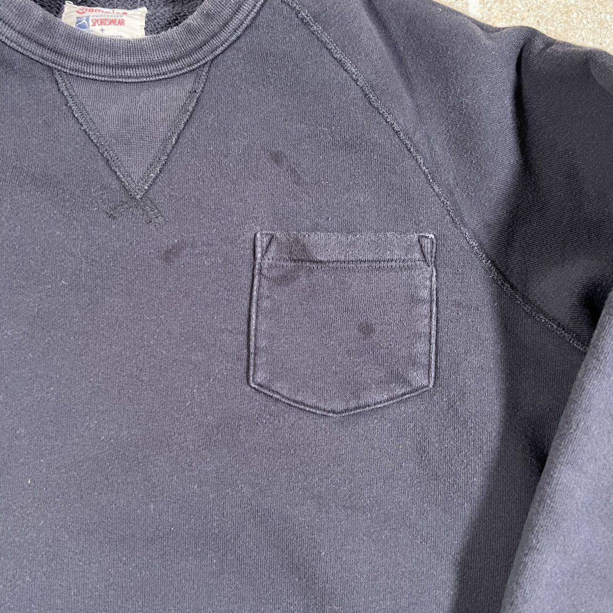 Champion × Todd Snyder Todd Snyder Champion Men S Blue Pocket Sweatshirt Raglan Size US S / EU 44-46 / 1 - 3 Thumbnail