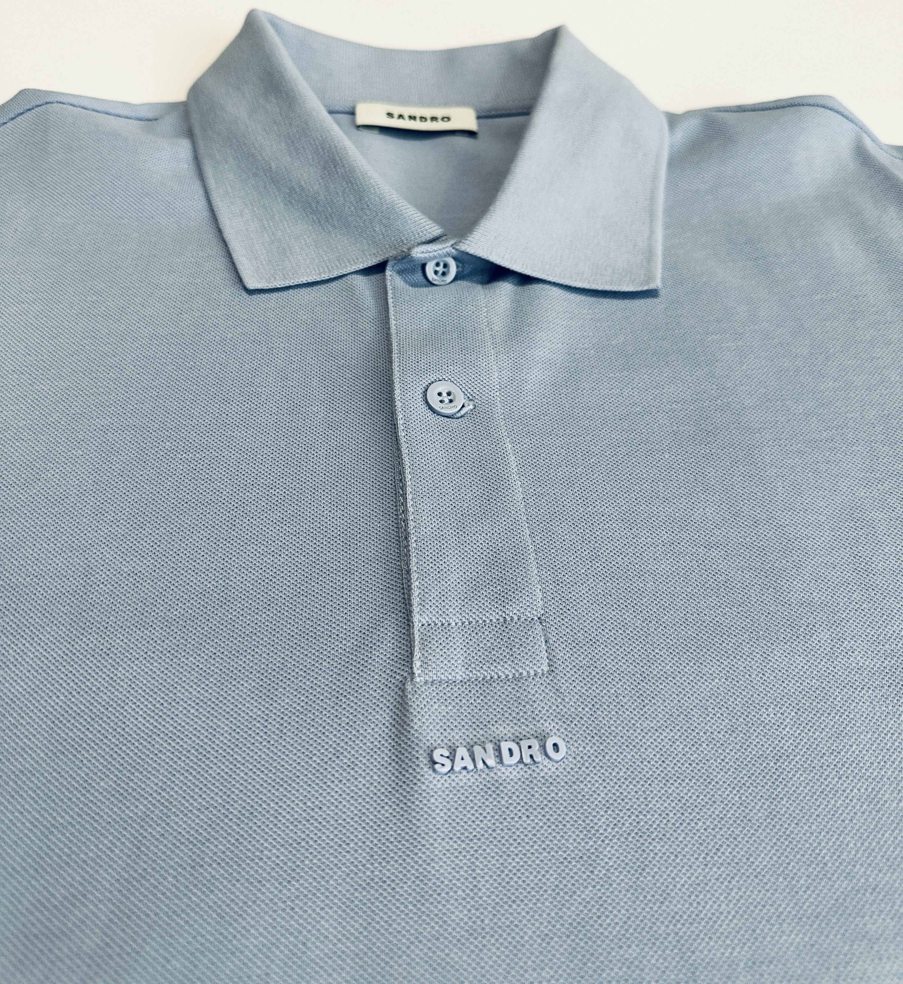 Sandro Blue polo t-shirt Size US M / EU 48-50 / 2 - 2 Thumbnail