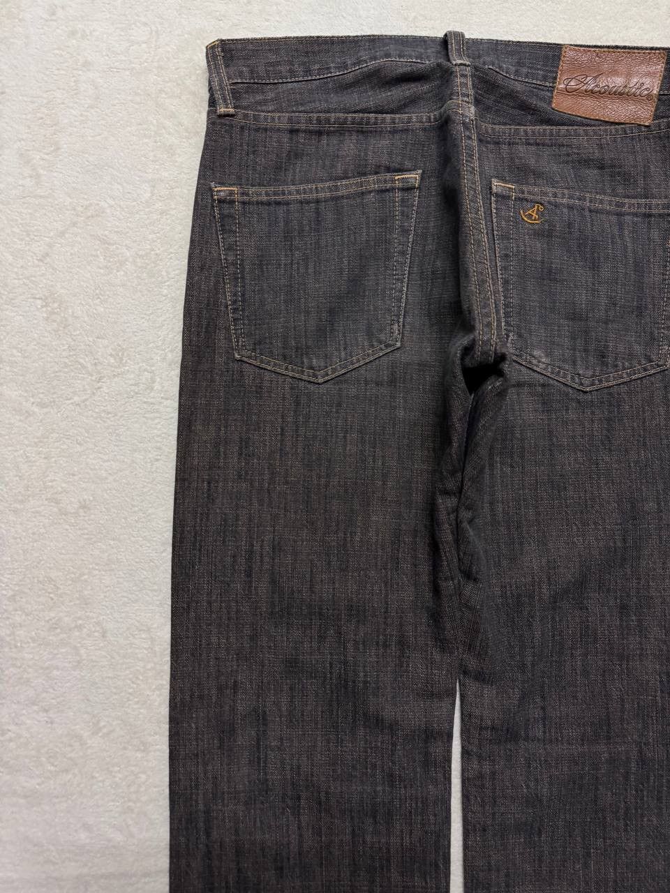 Japanese Brand INSANE 90s Japanese SICK Distressed Ripped Dark Mudwash Jean Size US 29 - 17 Thumbnail