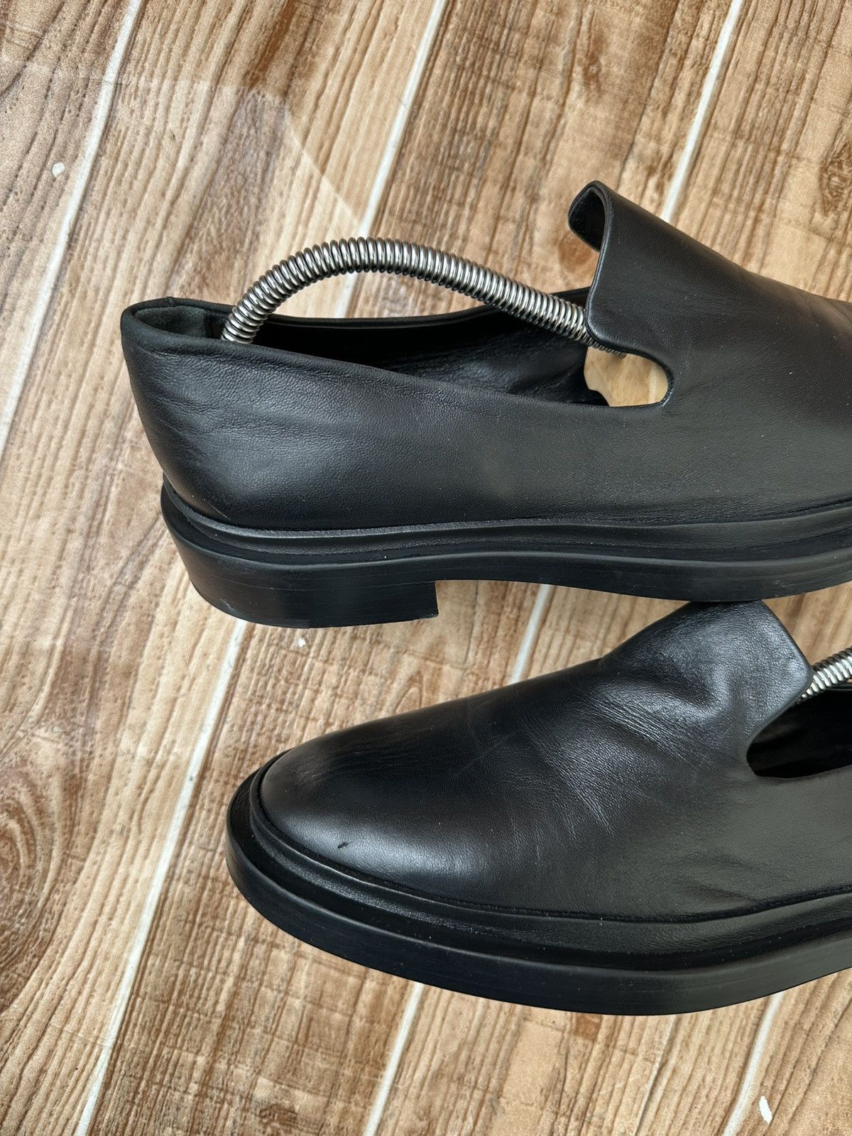 Jil Sander Jil Sander Flat Leather Black Loafer Size US 7 / EU 40 - 10 Thumbnail
