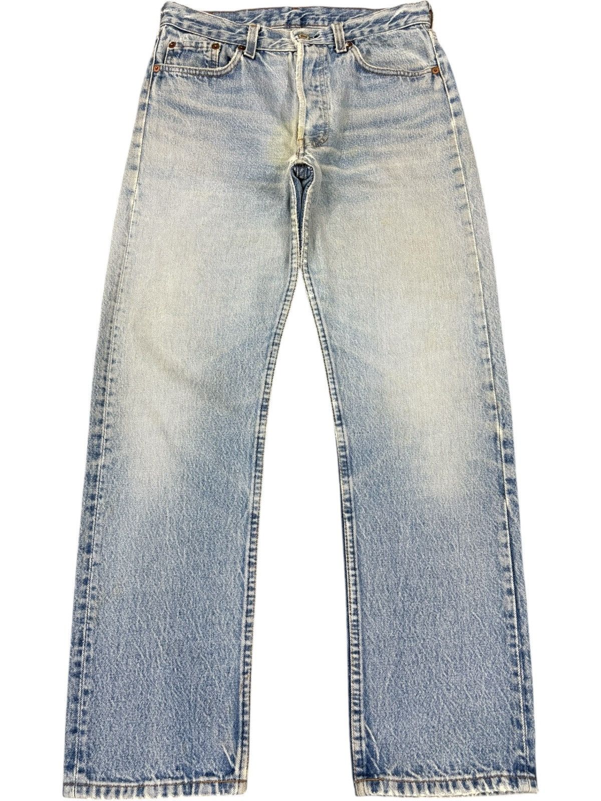 Levi's Vintage 70s Levis 501 Button Fly Blue Wash Jeans Size US 30 / EU 46 - 1 Thumbnail