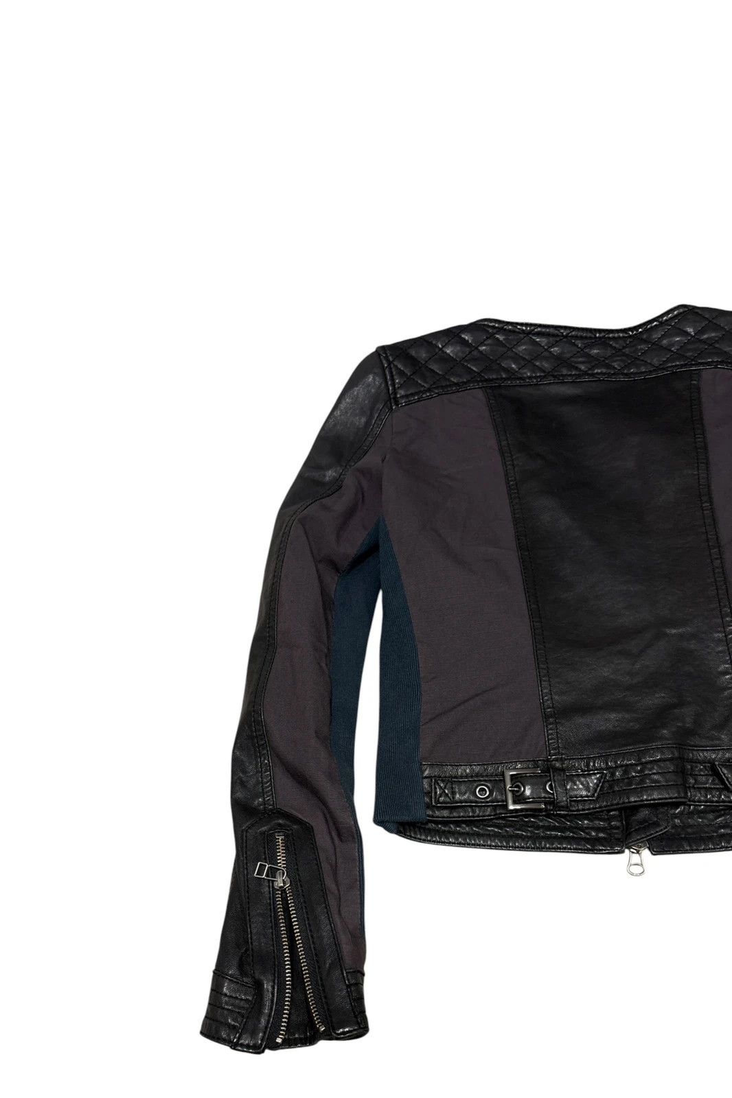 5351 POUR LES FEMMES 5351 Pour Les Femmes asymmetric lambskin leather jacket Size XS / US 0-2 / IT 36-38 - 5 Thumbnail