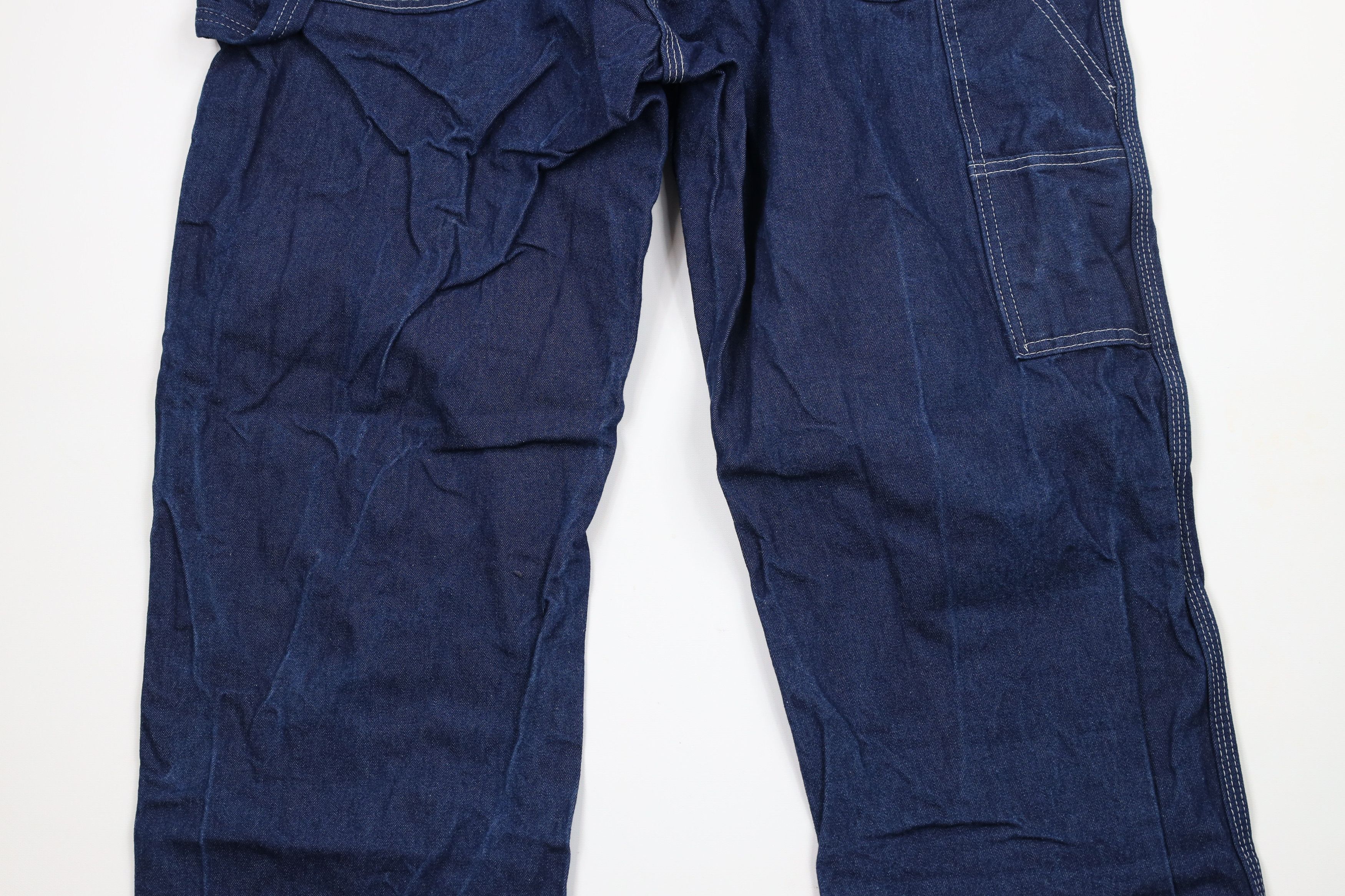 Dickies × Vintage Vintage Y2K Dickies Wide Leg Carpenter Denim Jeans Blue Size US 38 / EU 54 - 11 Thumbnail