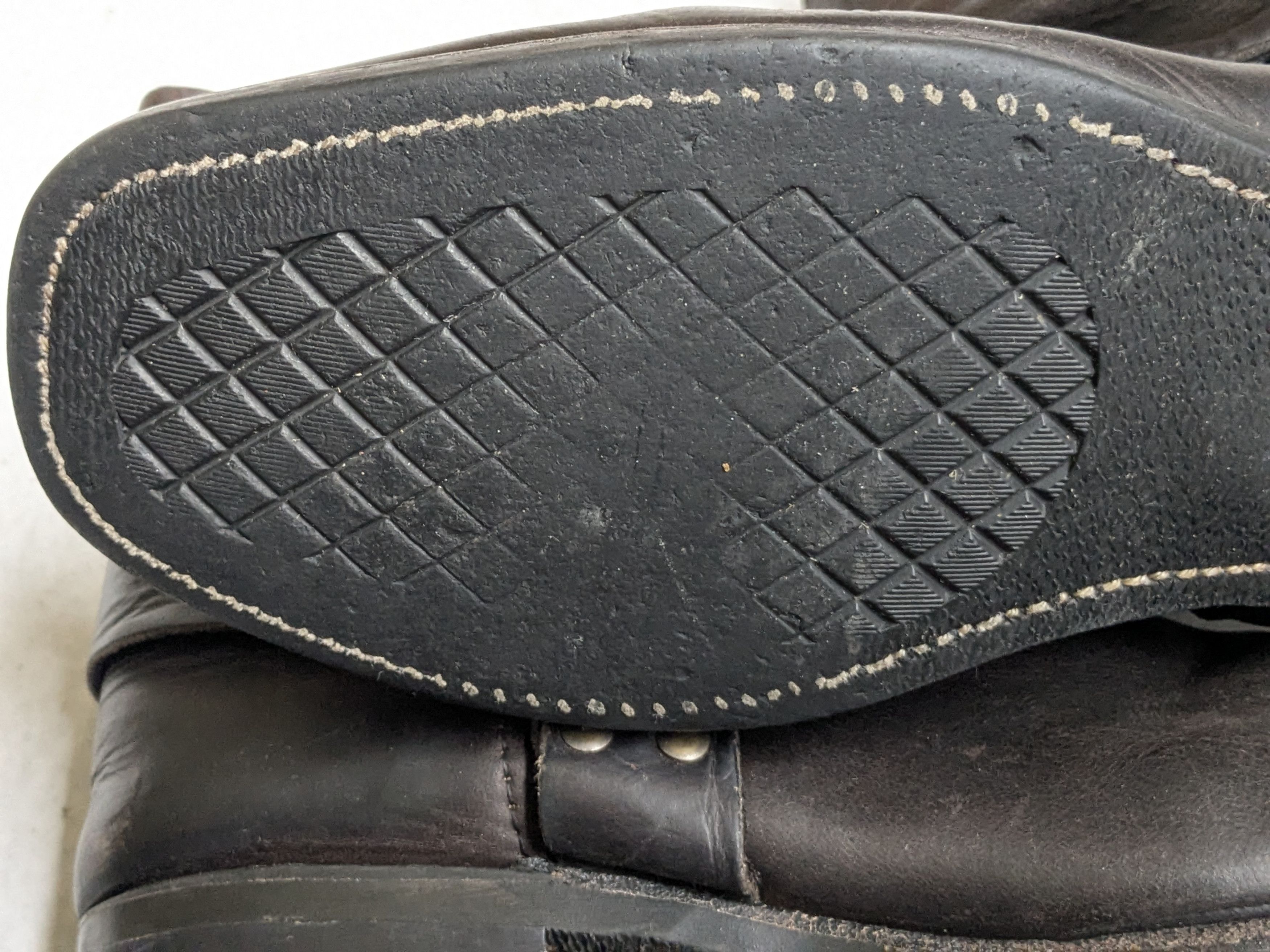 Frye Frye Harness Boots Brown 12 M Leather Strap Rubber Size US 12 / EU 45 - 18 Thumbnail